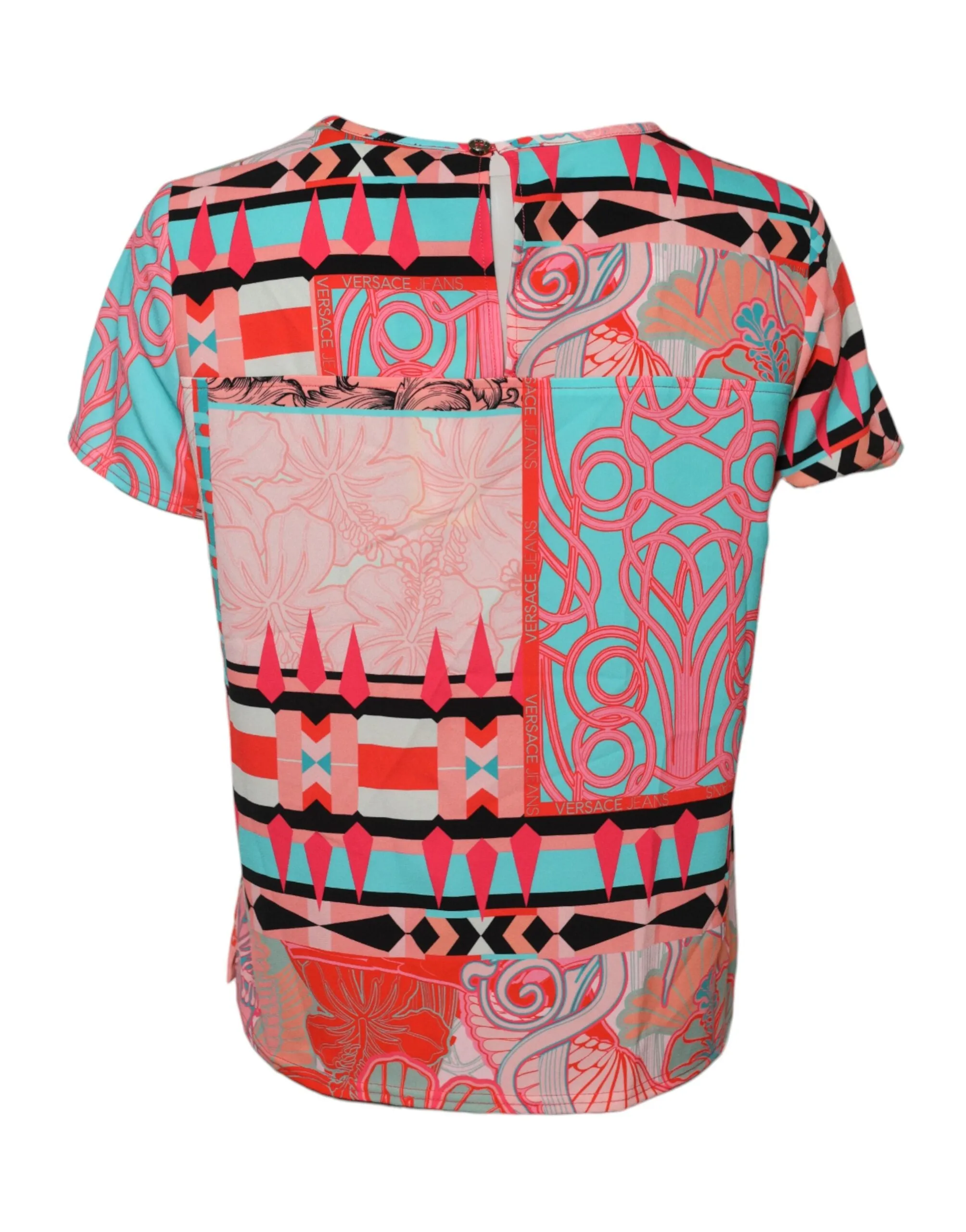 Multicolor Print Short Sleeves Women Blouse Top sold by Lord & Taylor product image thumbnail 3
