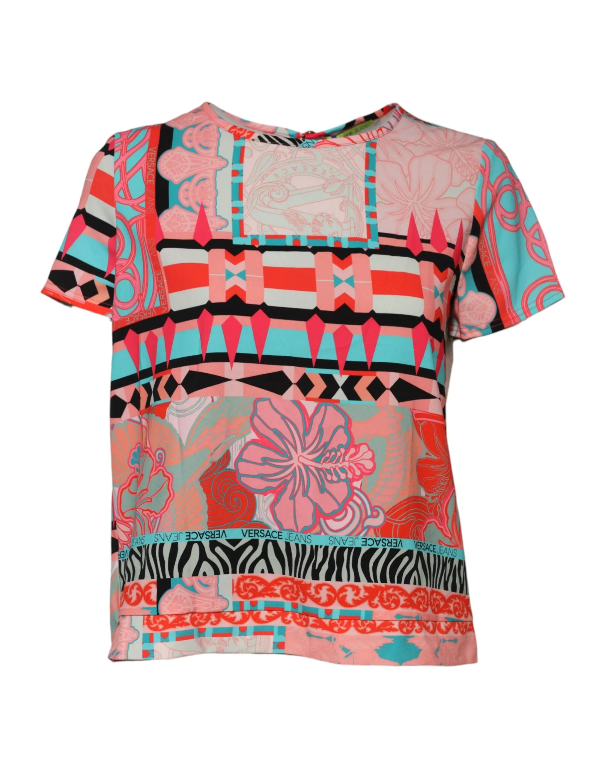 Multicolor Print Short Sleeves Women Blouse Top sold by Lord & Taylor product image thumbnail 2