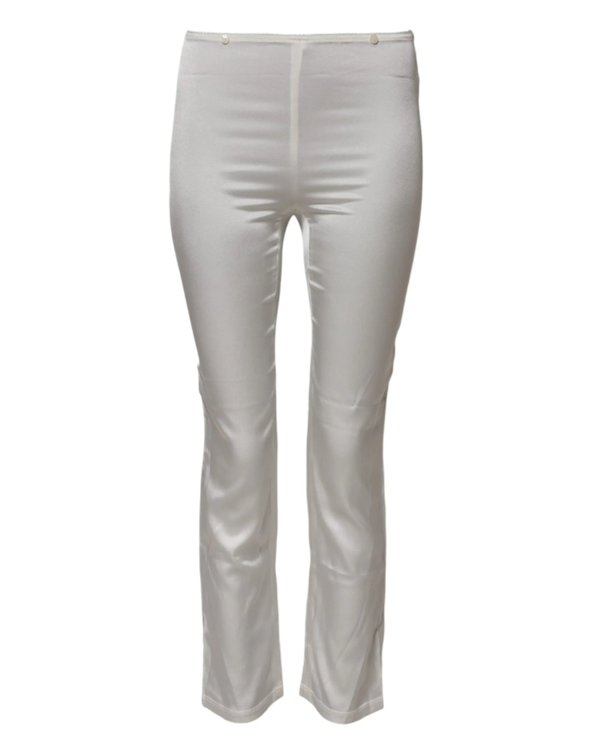 Ivory Silk Tapered High Waist Pants sold by Lord & Taylor product image thumbnail 2