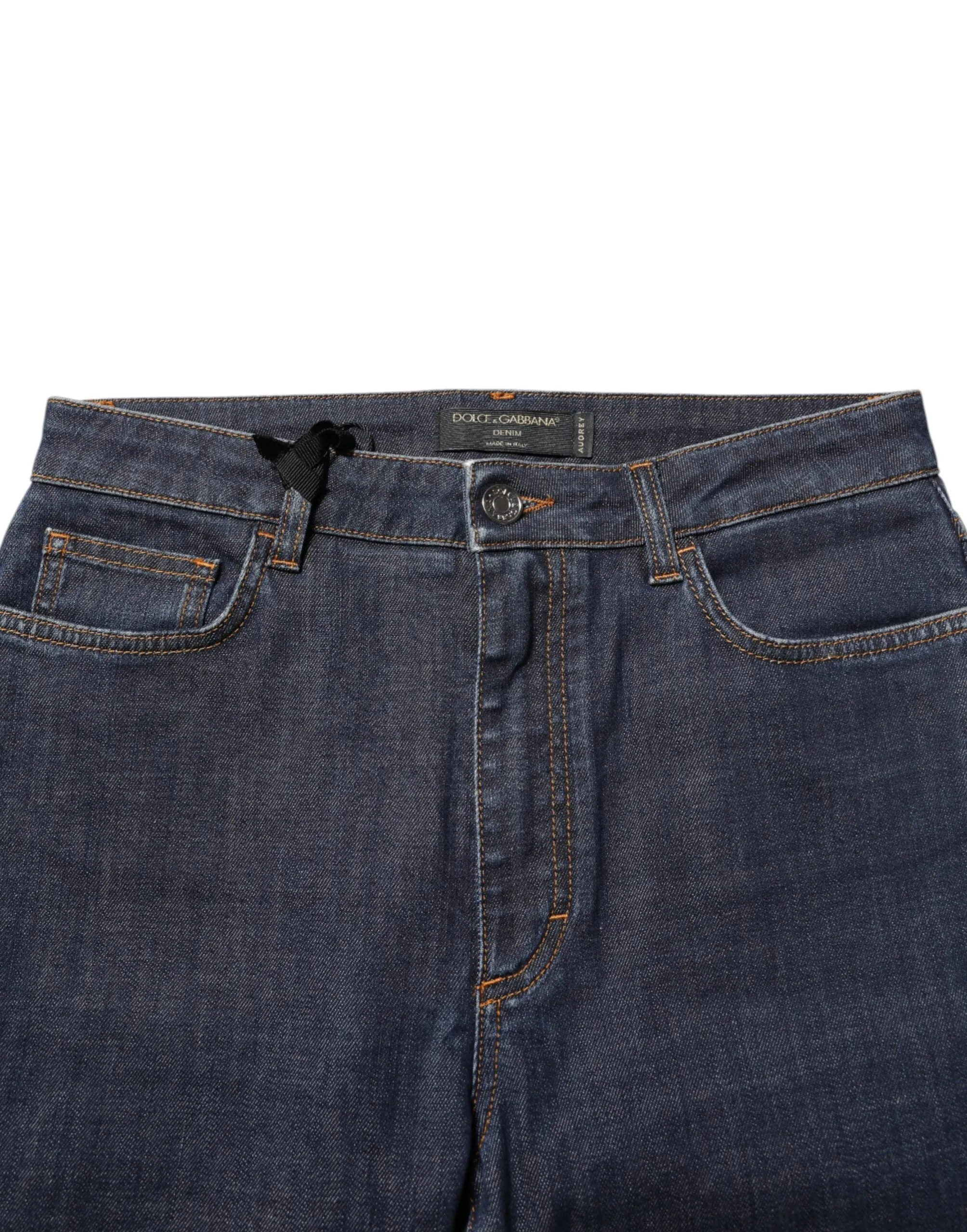 Blue Queen Patch AUDREY Mid Waist Denim Jeans sold by Lord & Taylor product image thumbnail 4
