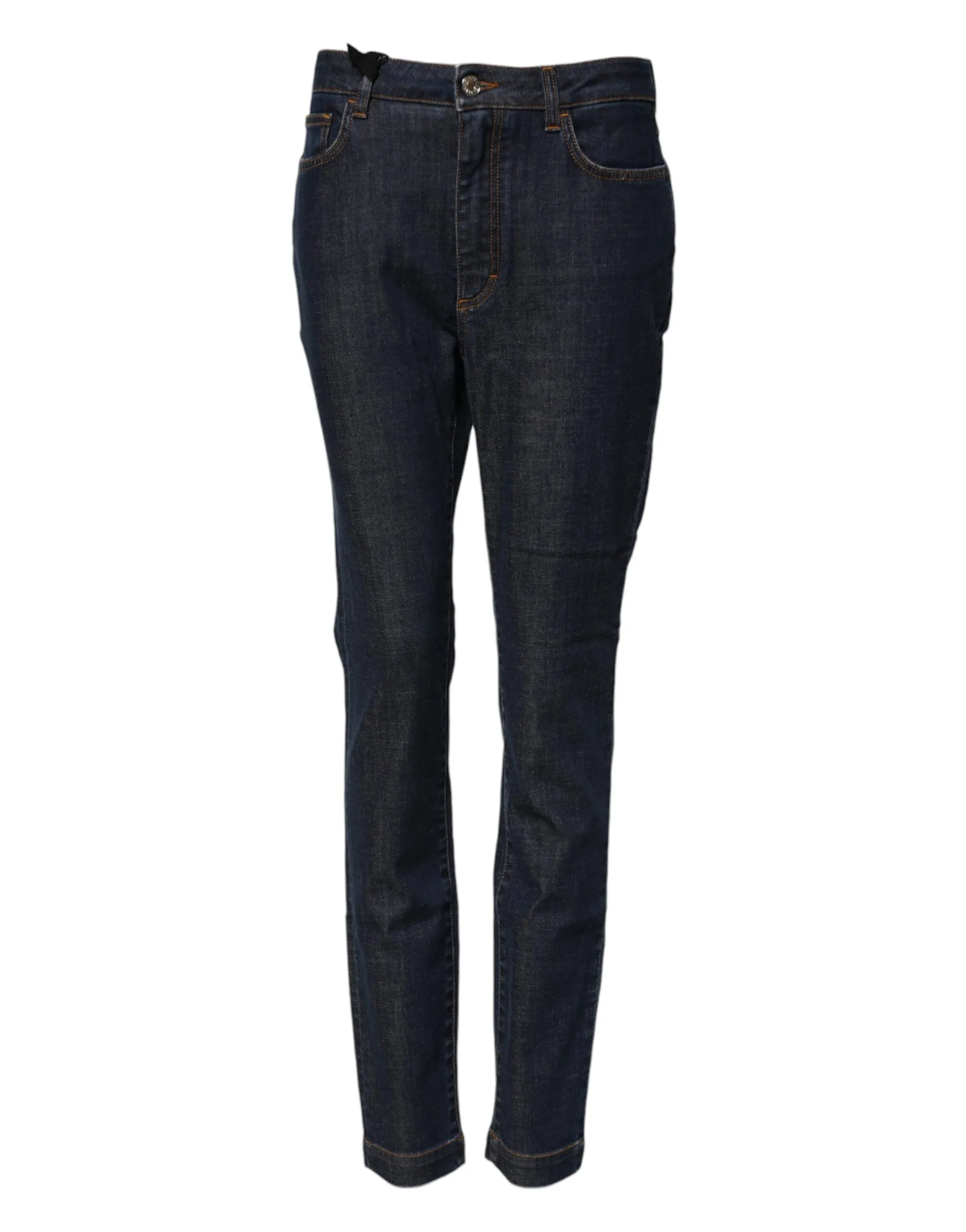 Blue Queen Patch AUDREY Mid Waist Denim Jeans sold by Lord & Taylor