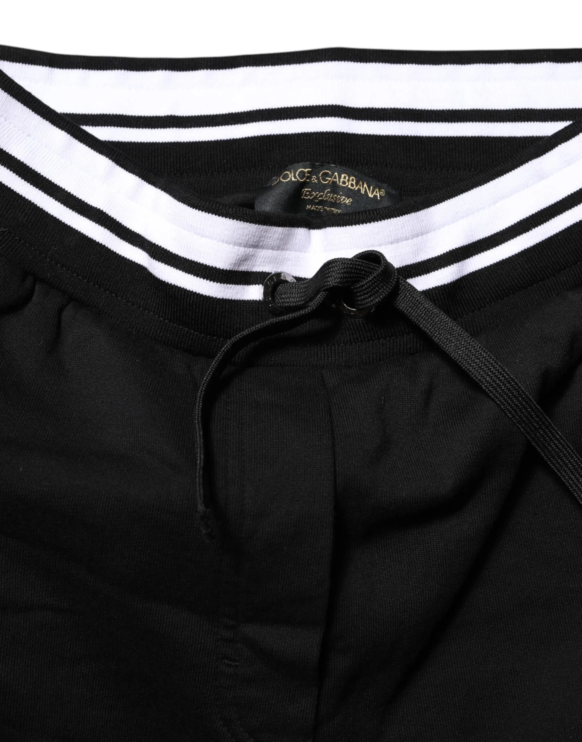 Black Cotton Mid Waist Jogger Pants sold by Lord & Taylor product image thumbnail 4