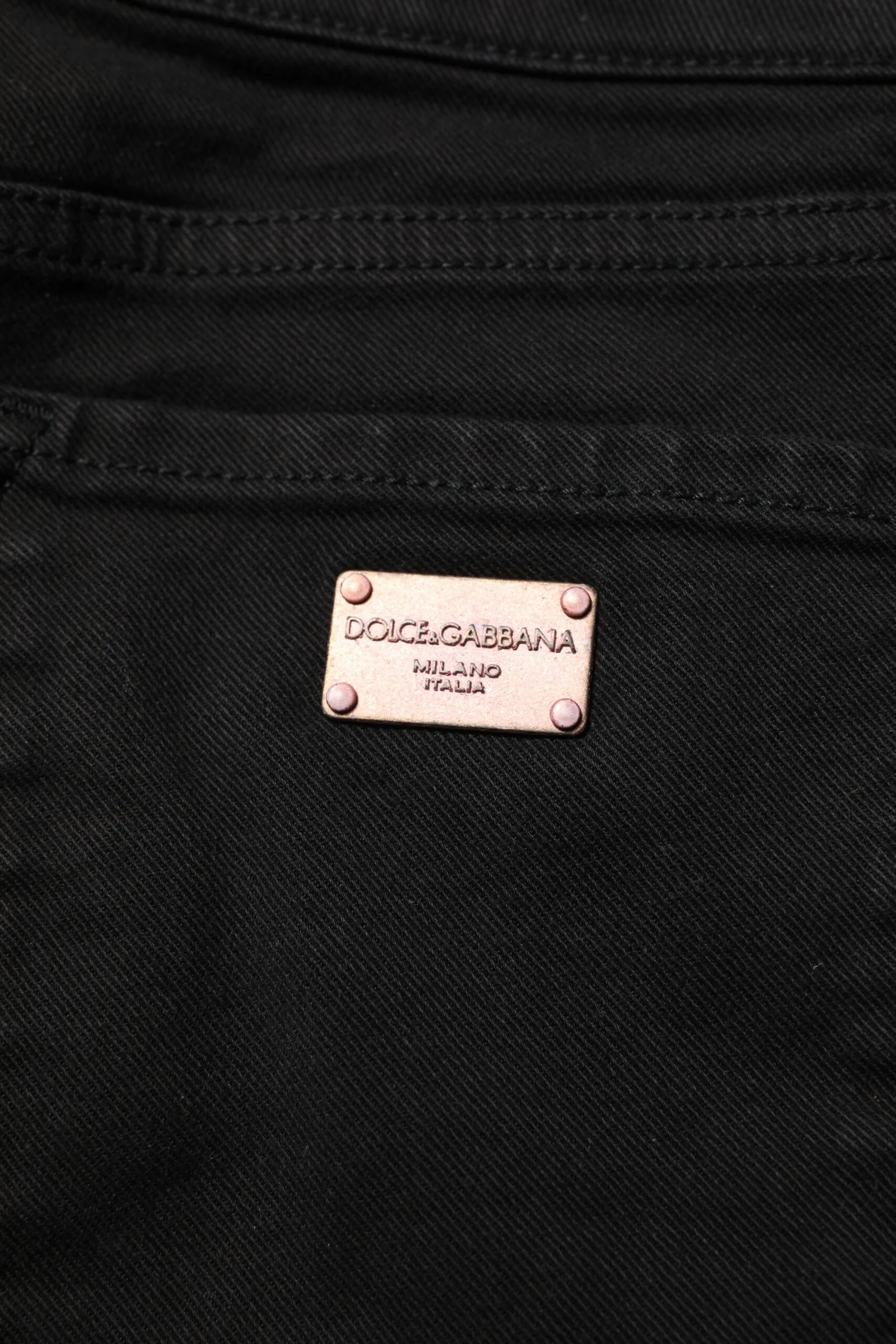 Black Cotton Skinny Mid Waisted Denim Jeans sold by Lord & Taylor product image thumbnail 5