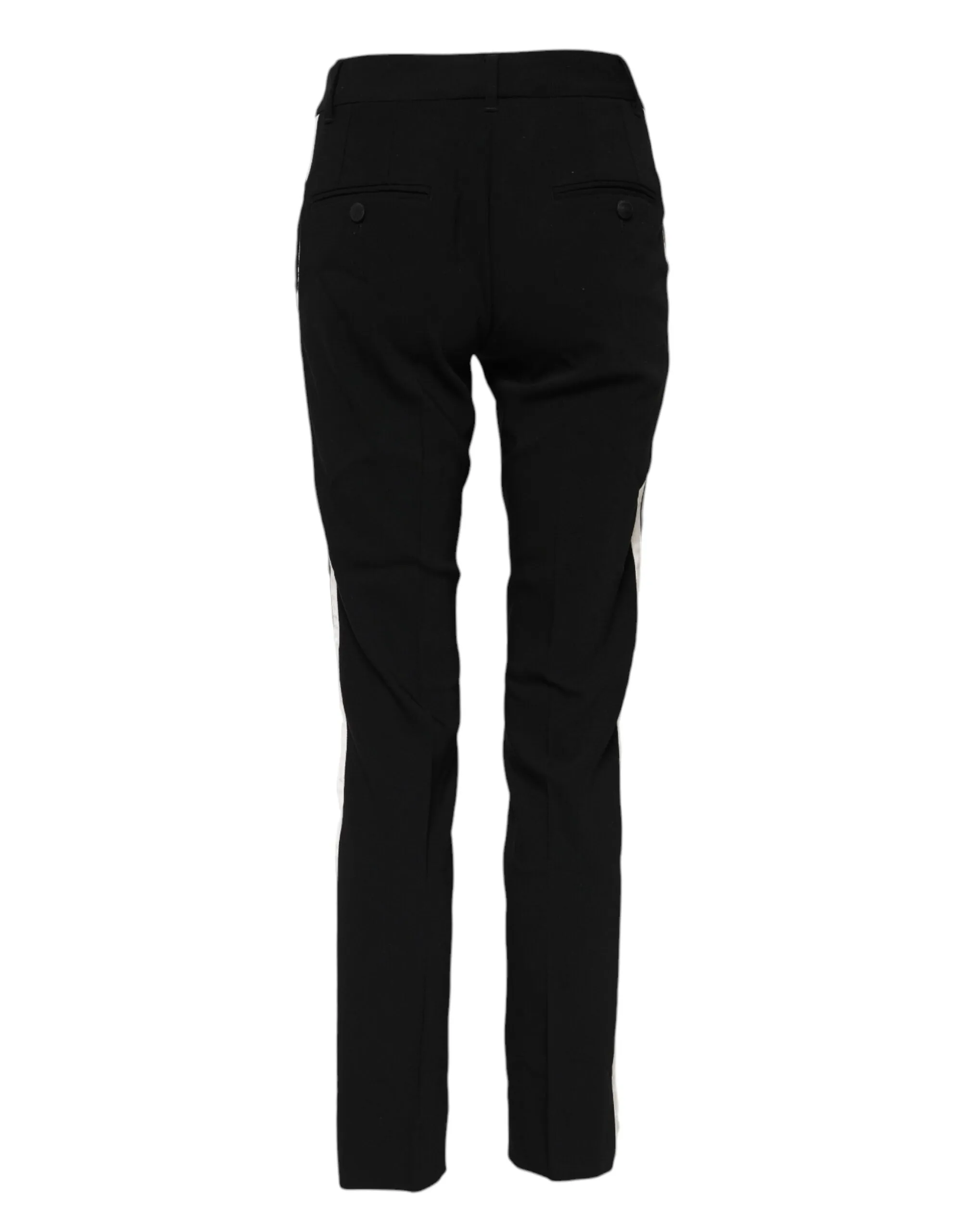 Black Wool Mid Waisted Tapered Dress Pants sold by Lord & Taylor product image thumbnail 3