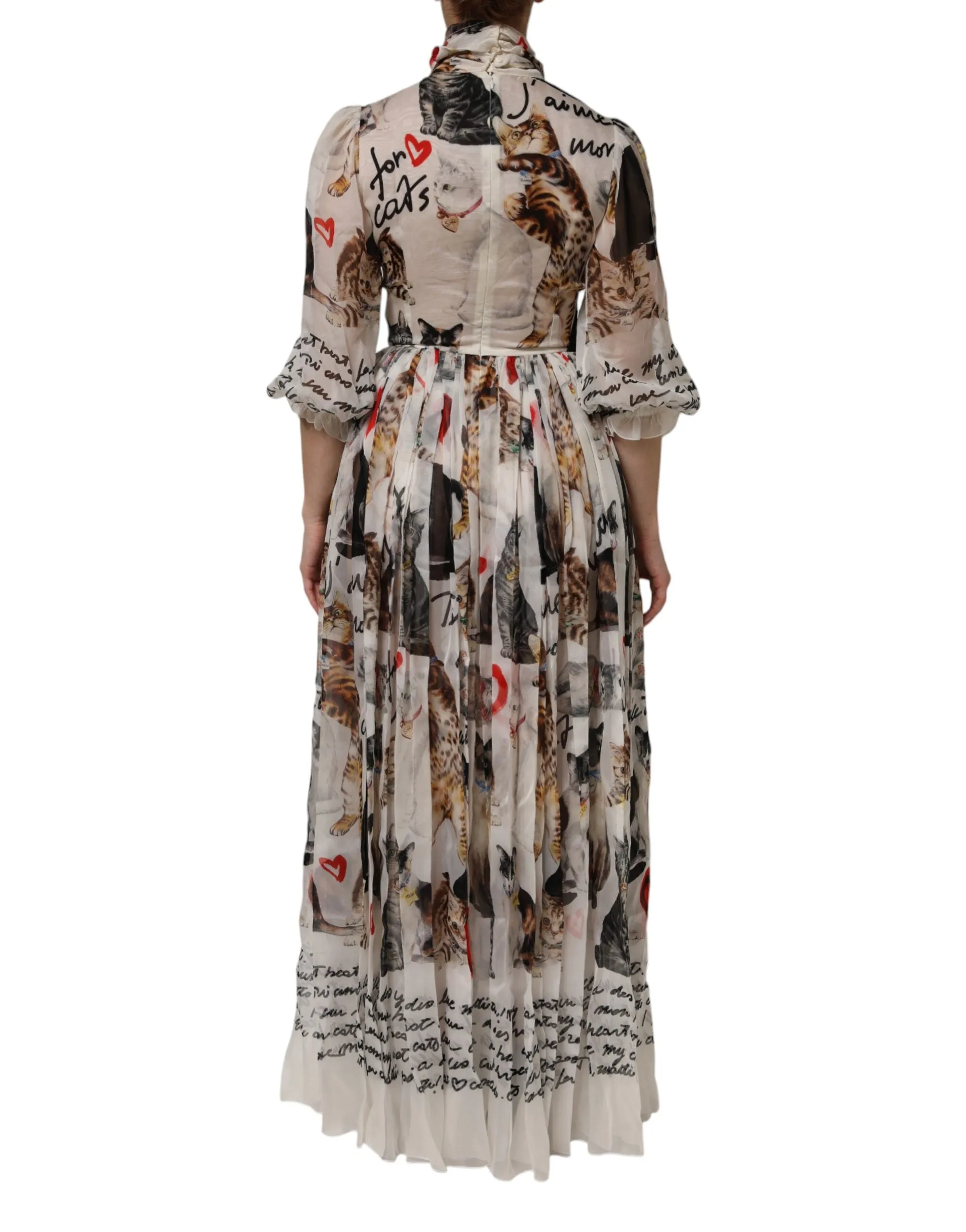 Multicolor Animal Print Silk Ascot Maxi Dress sold by Lord & Taylor product image thumbnail 3