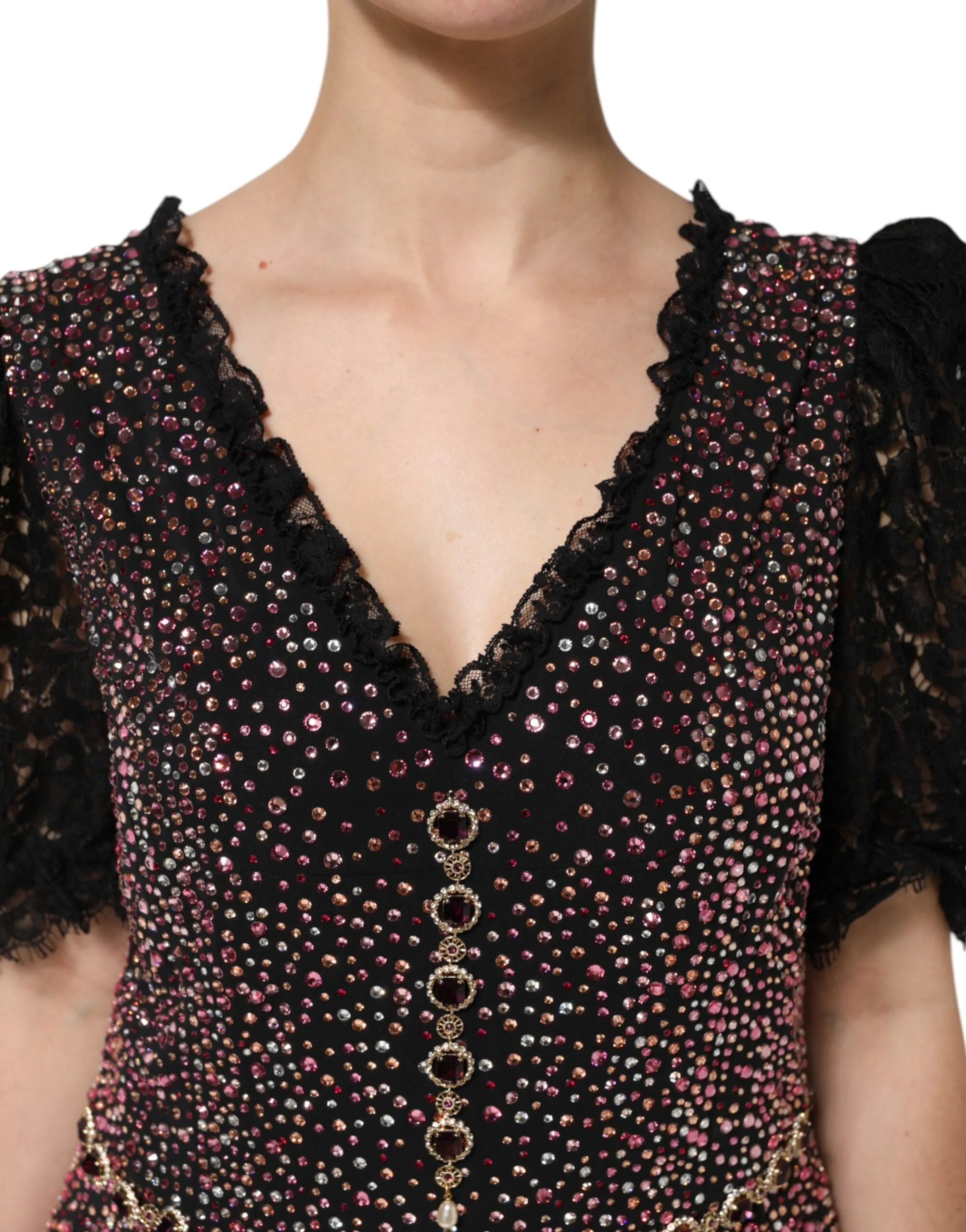 Multicolor Embellished Mermaid Gown Dress sold by Lord & Taylor product image thumbnail 5