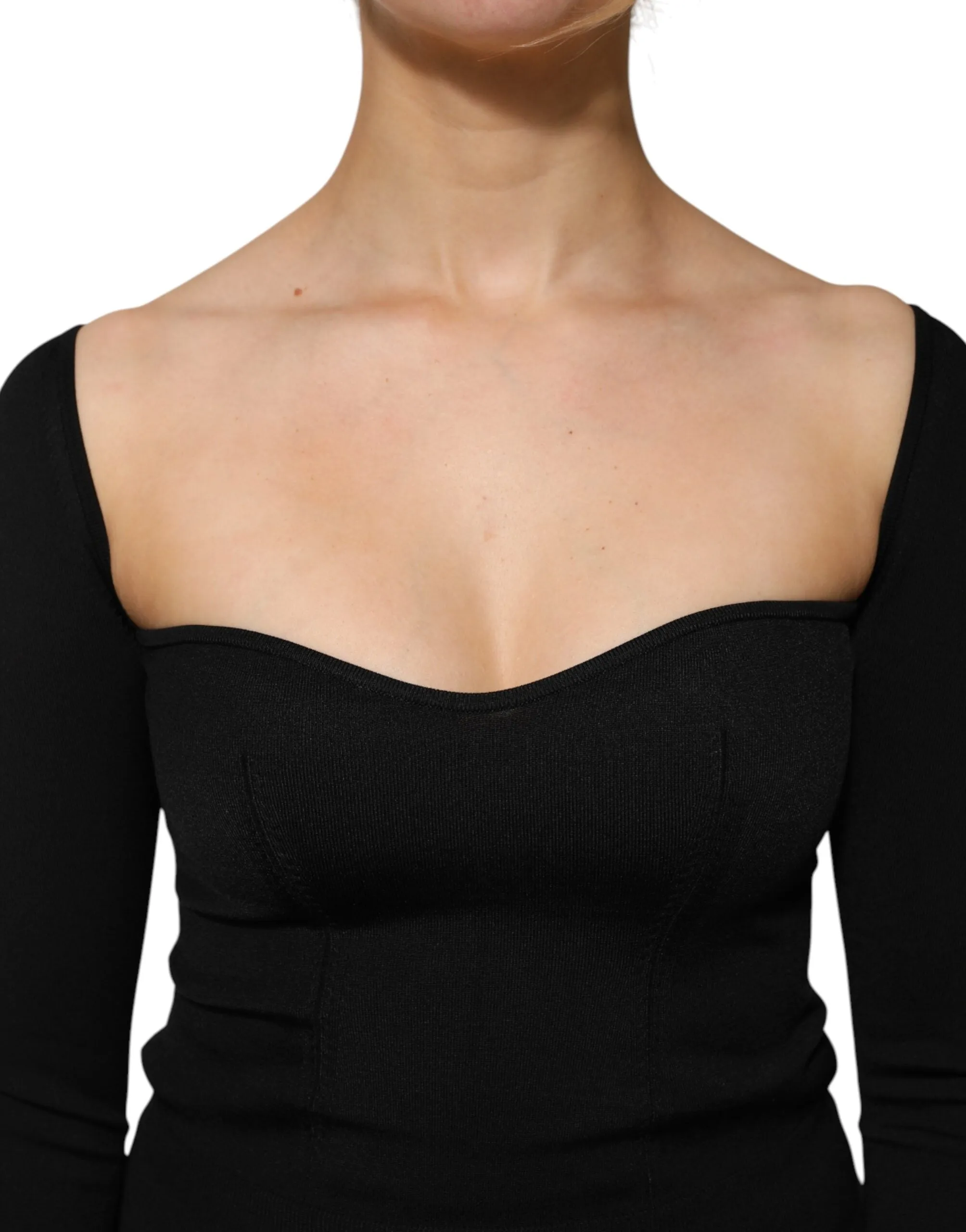 Black Viscose Long Sleeve Pullover Blouse Top sold by Lord & Taylor product image thumbnail 5
