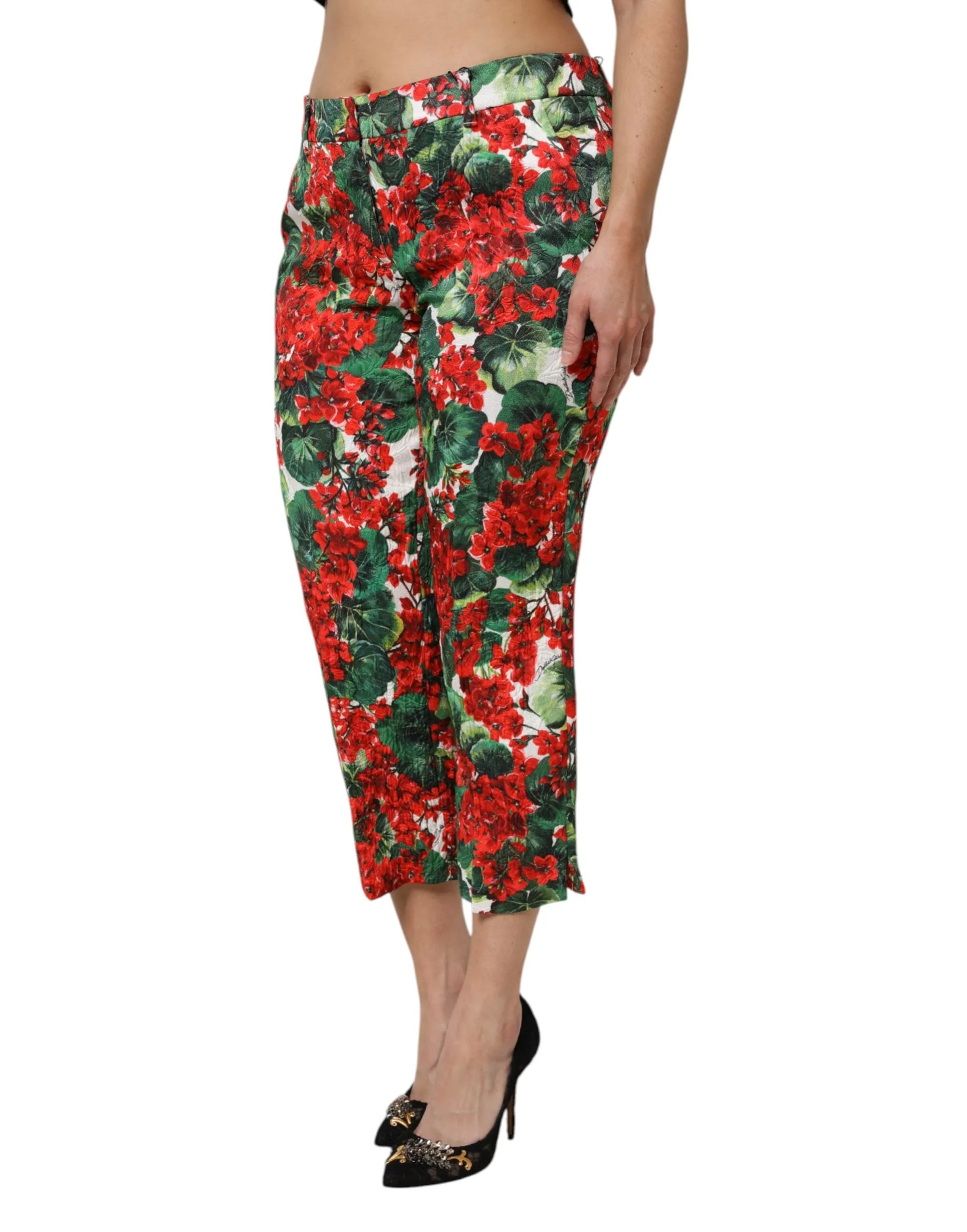 Multicolor Floral Print Cropped Pants sold by Lord & Taylor product image thumbnail 3