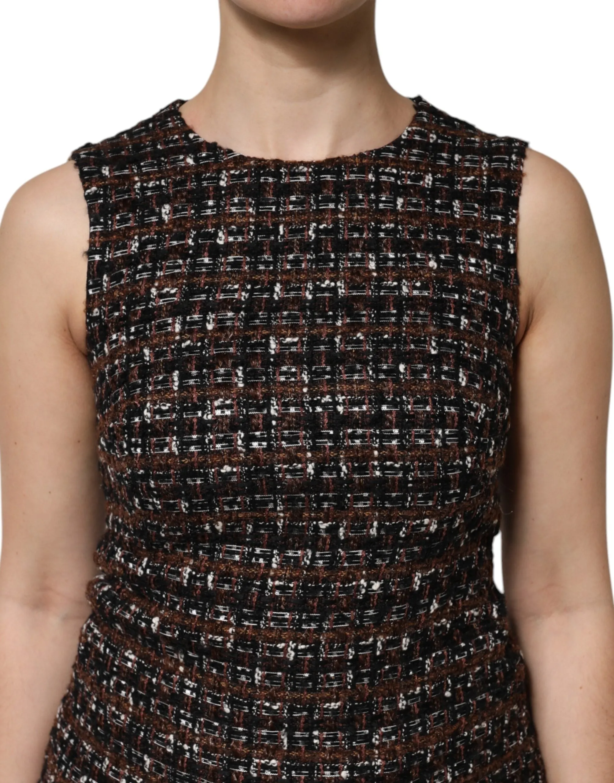Multicolor Sleeveless Mini Tweed A-line Dress sold by Lord & Taylor product image thumbnail 5