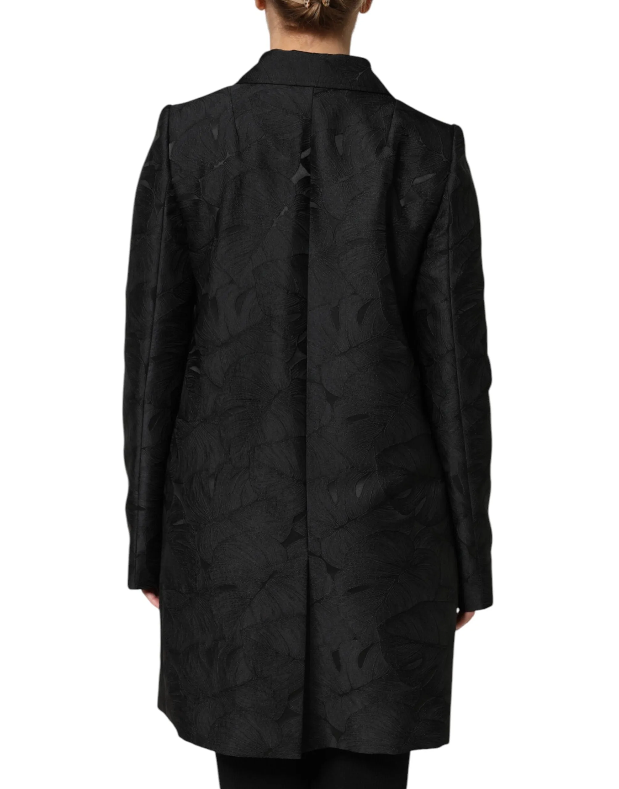 Black Single Breasted Trench Coat Jacket sold by Lord & Taylor product image thumbnail 4