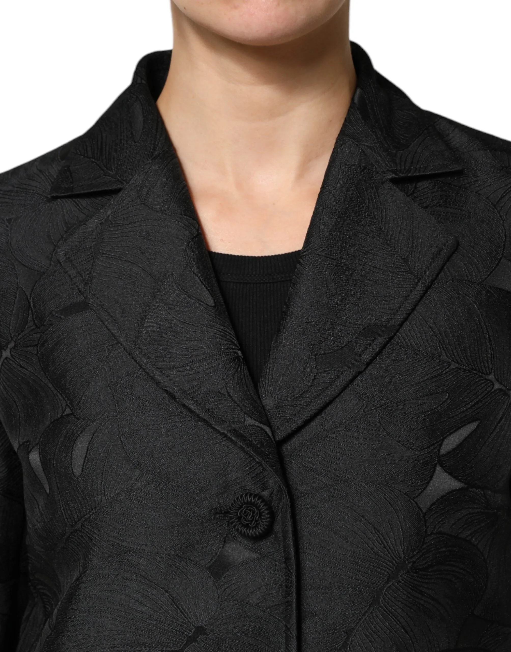 Black Single Breasted Trench Coat Jacket sold by Lord & Taylor product image thumbnail 5