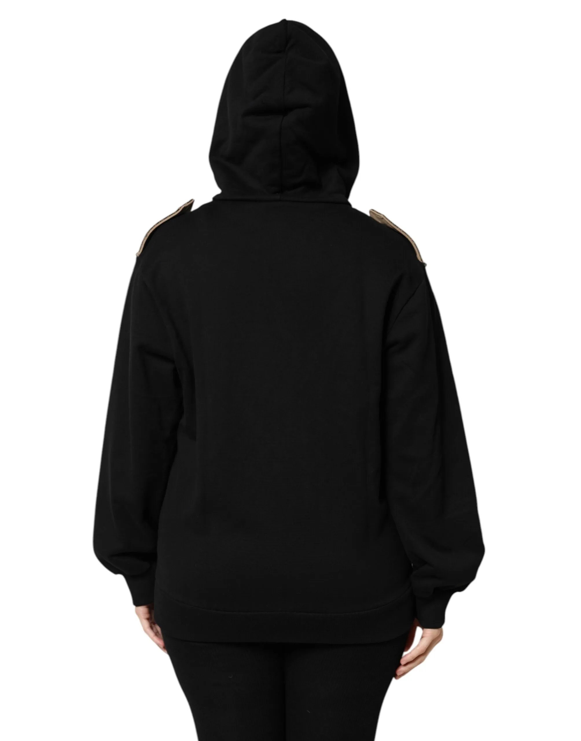 Black Logo Hooded Full Zip Sweatshirt Jacket sold by Lord & Taylor product image thumbnail 4
