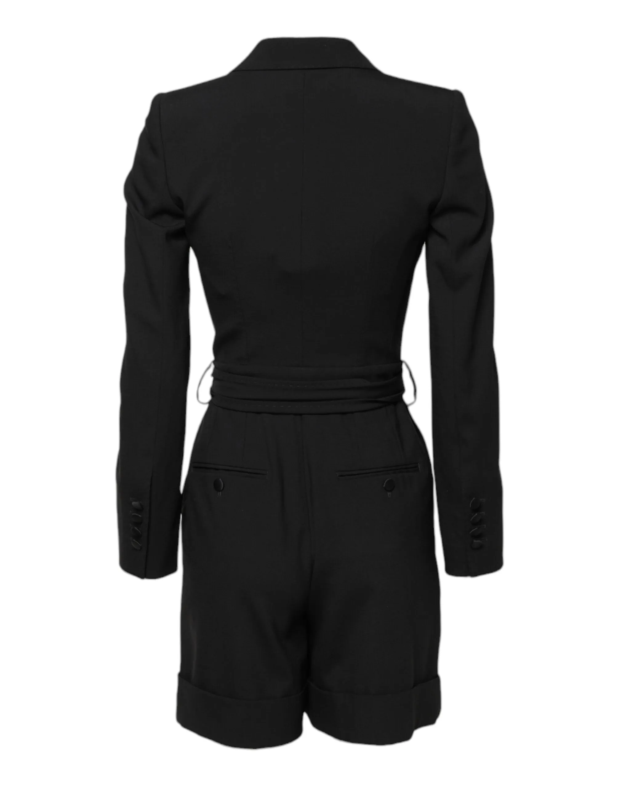 Black Wool Jumpsuit Dress Women Coat Jacket sold by Lord & Taylor product image thumbnail 3