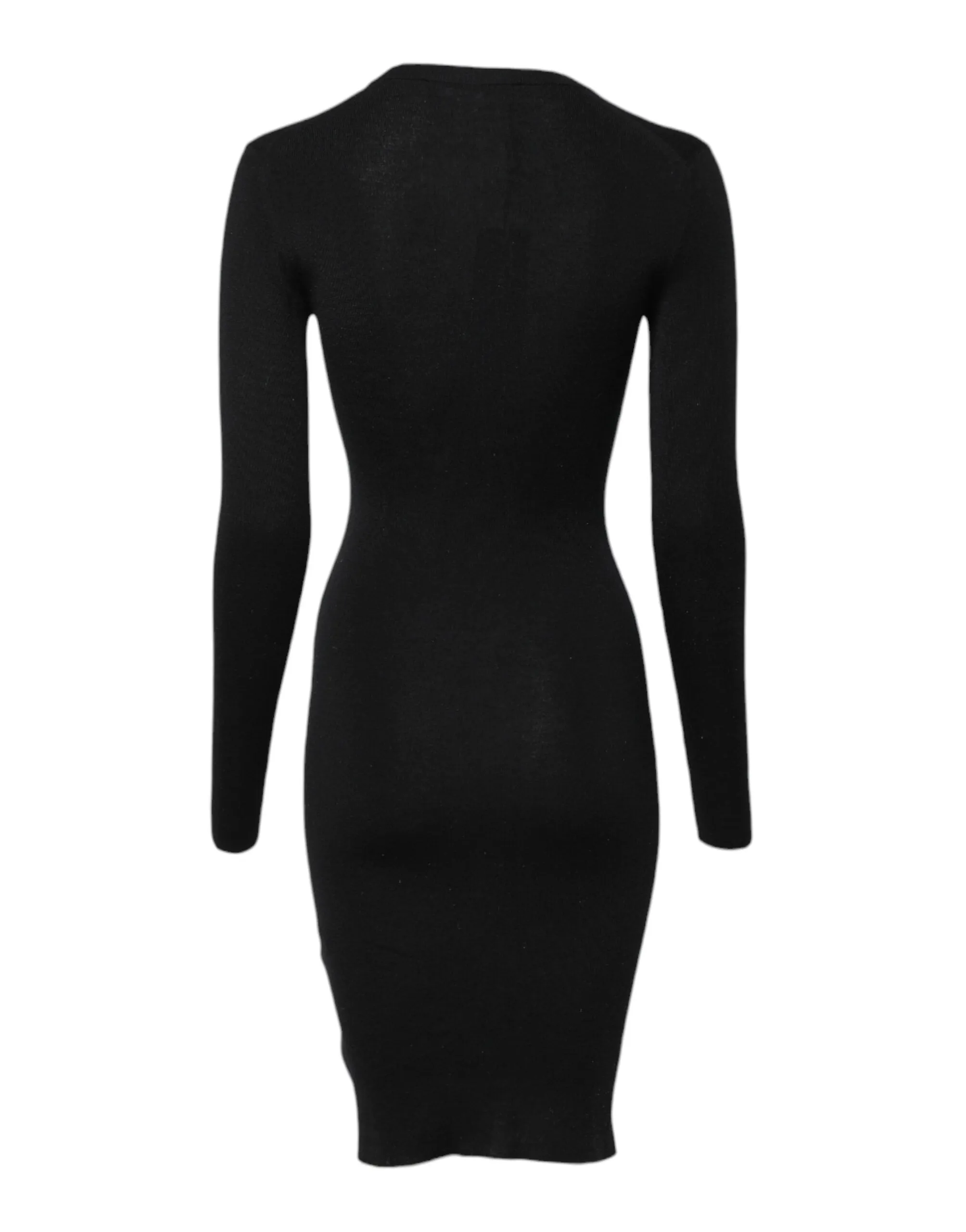 Black Long Sleeves Bodycon Sheath Dress sold by Lord & Taylor product image thumbnail 3