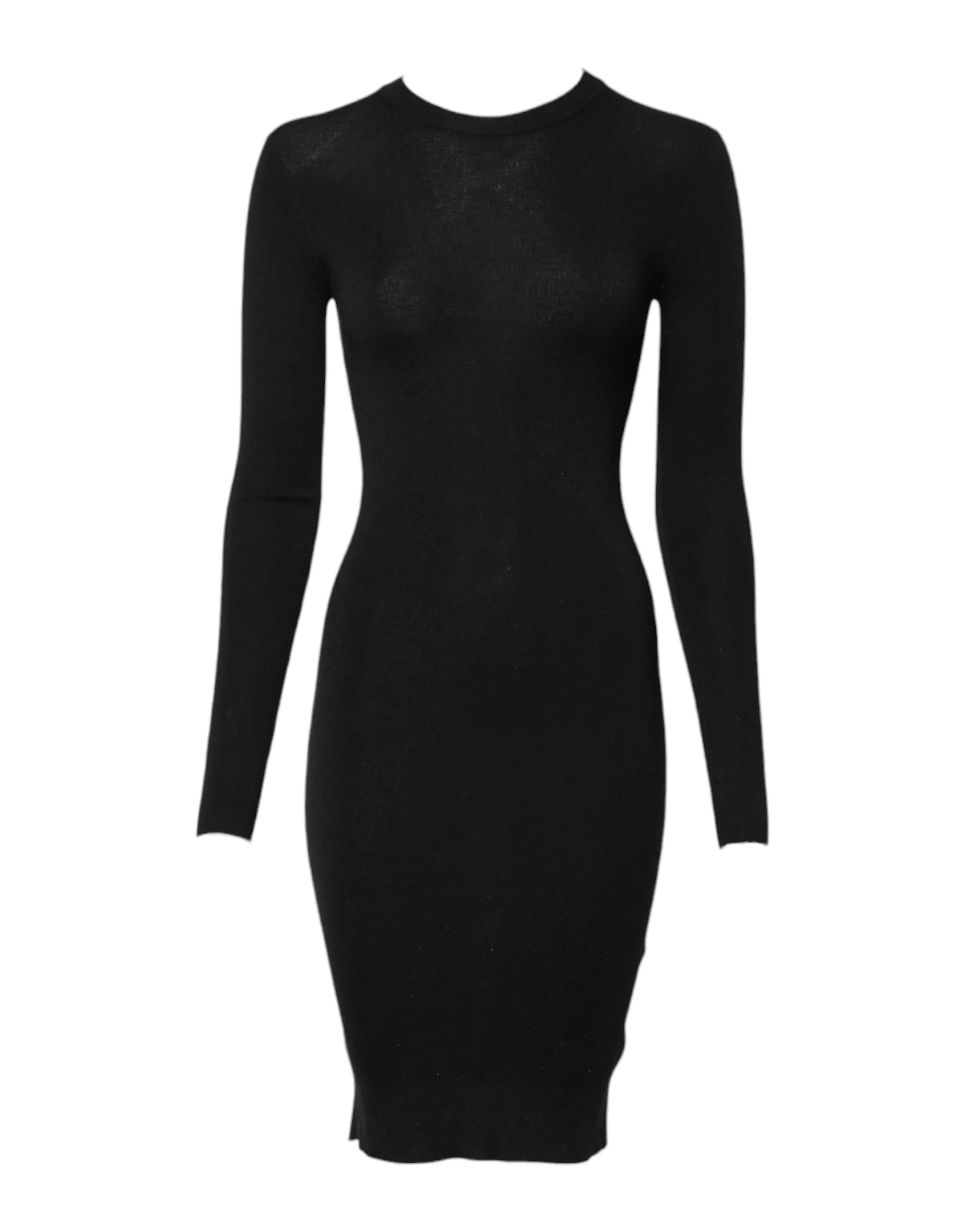Black Long Sleeves Bodycon Sheath Dress sold by Lord & Taylor