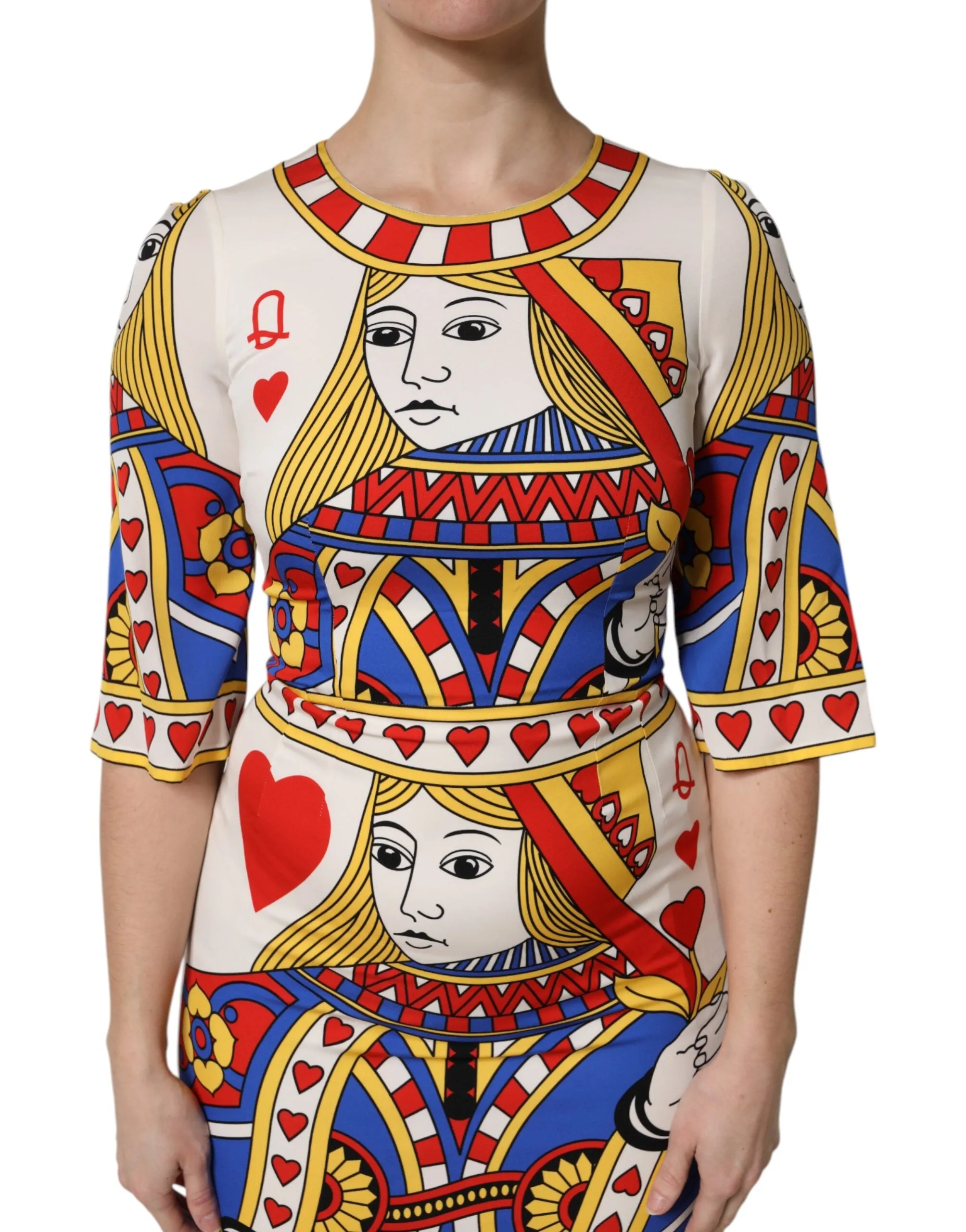 White Queen Of Heart Short Sleeve Midi Dress sold by Lord & Taylor product image thumbnail 5