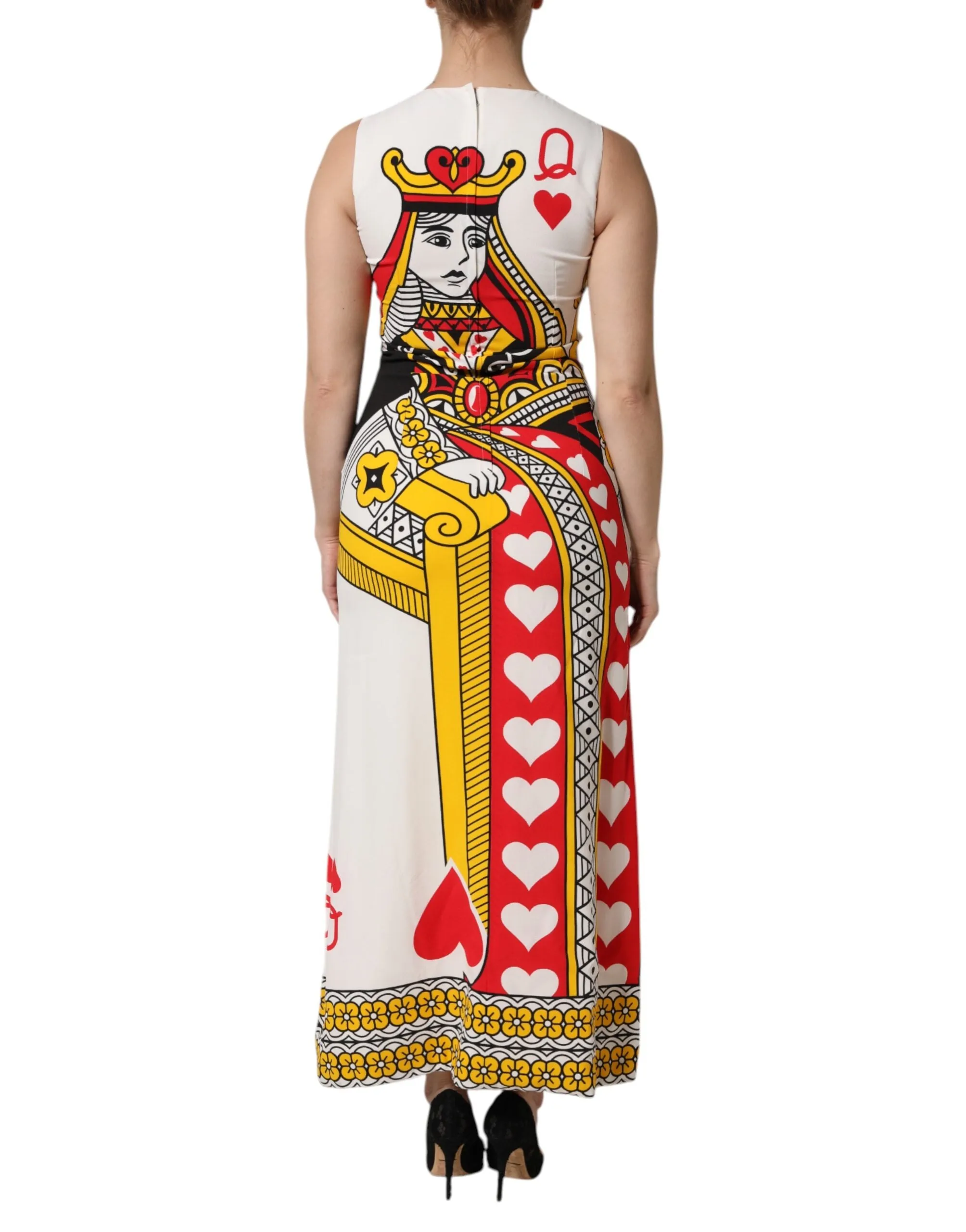White Queen Of Hearts Sleeveless Maxi Dress sold by Lord & Taylor product image thumbnail 4