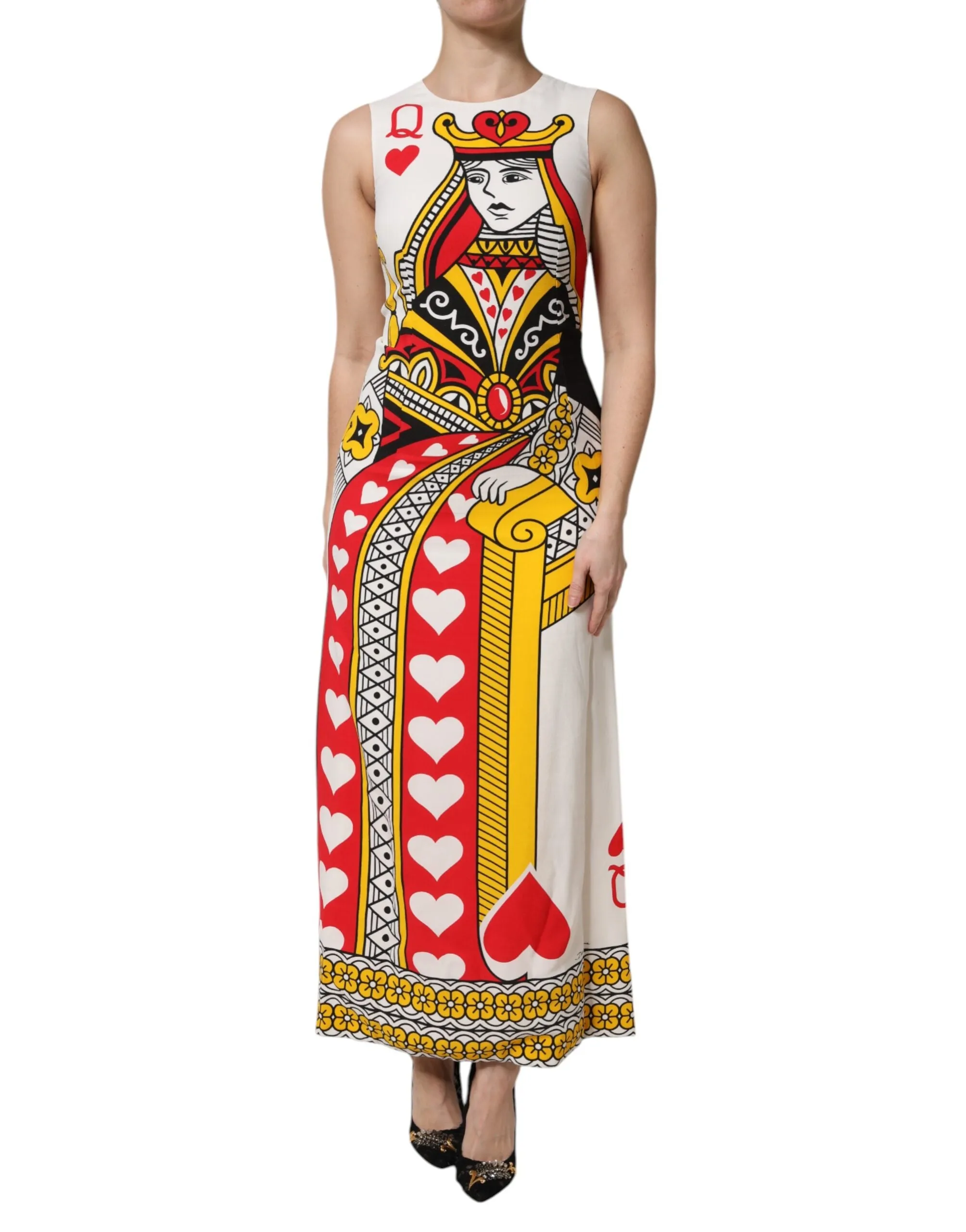 White Queen Of Hearts Sleeveless Maxi Dress sold by Lord & Taylor product image thumbnail 2