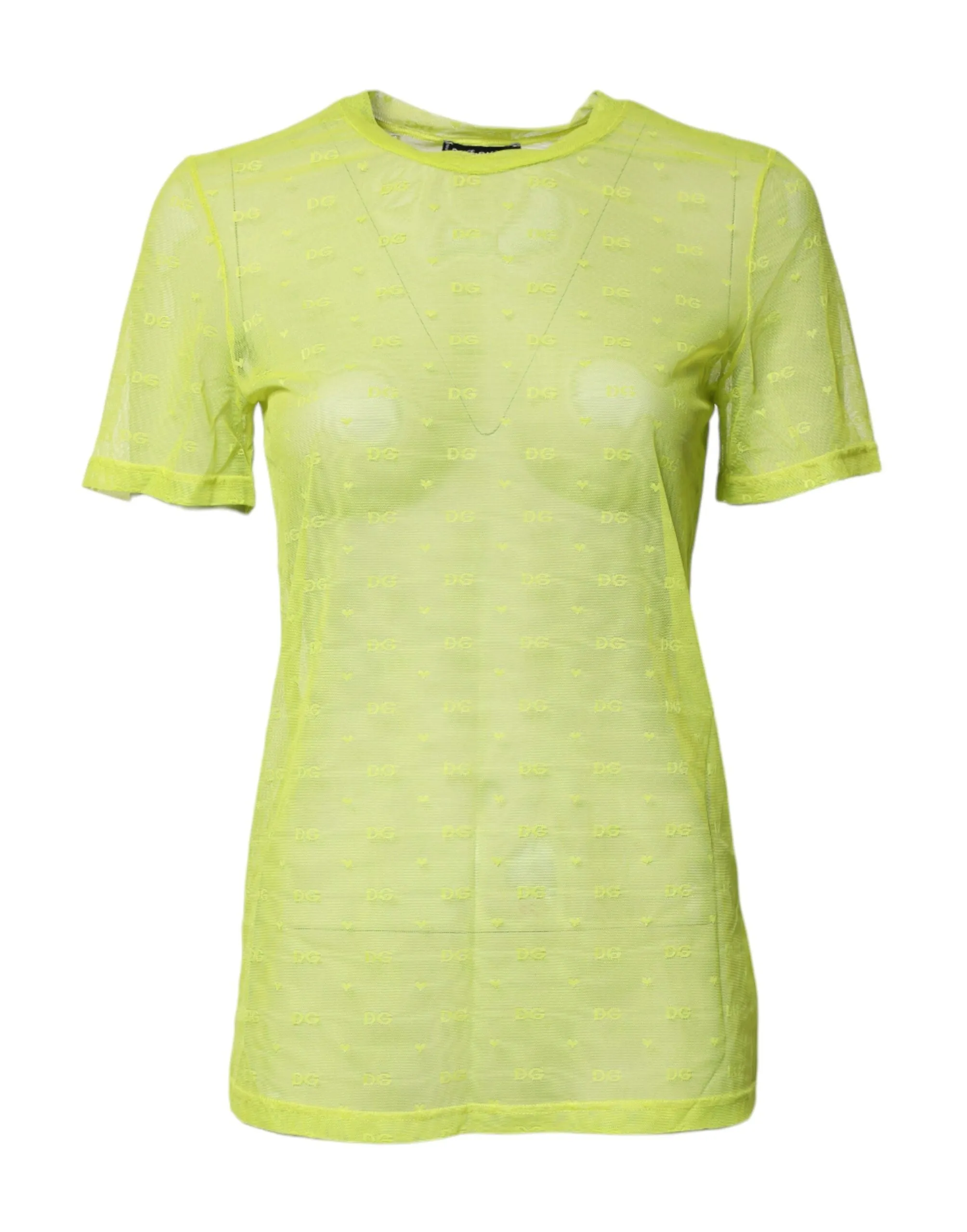 Green Nylon See Through Women Short Sleeves Top sold by Lord & Taylor product image thumbnail 2