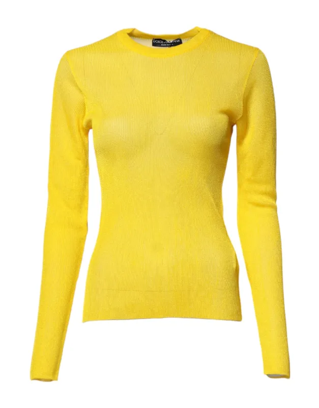 Yellow Polyester Women Pullover Top Sweater sold by Lord & Taylor