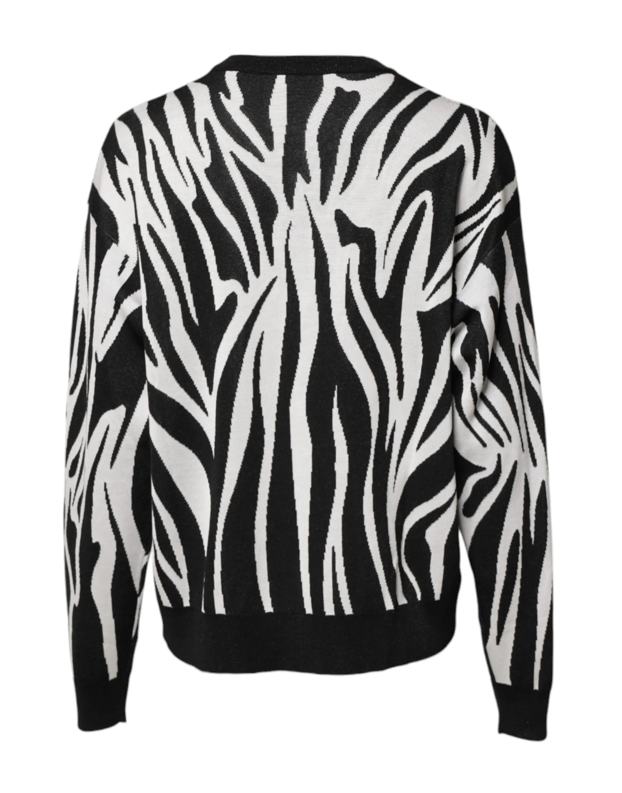 Black White Print Women Pullover Sweater sold by Lord & Taylor product image thumbnail 4