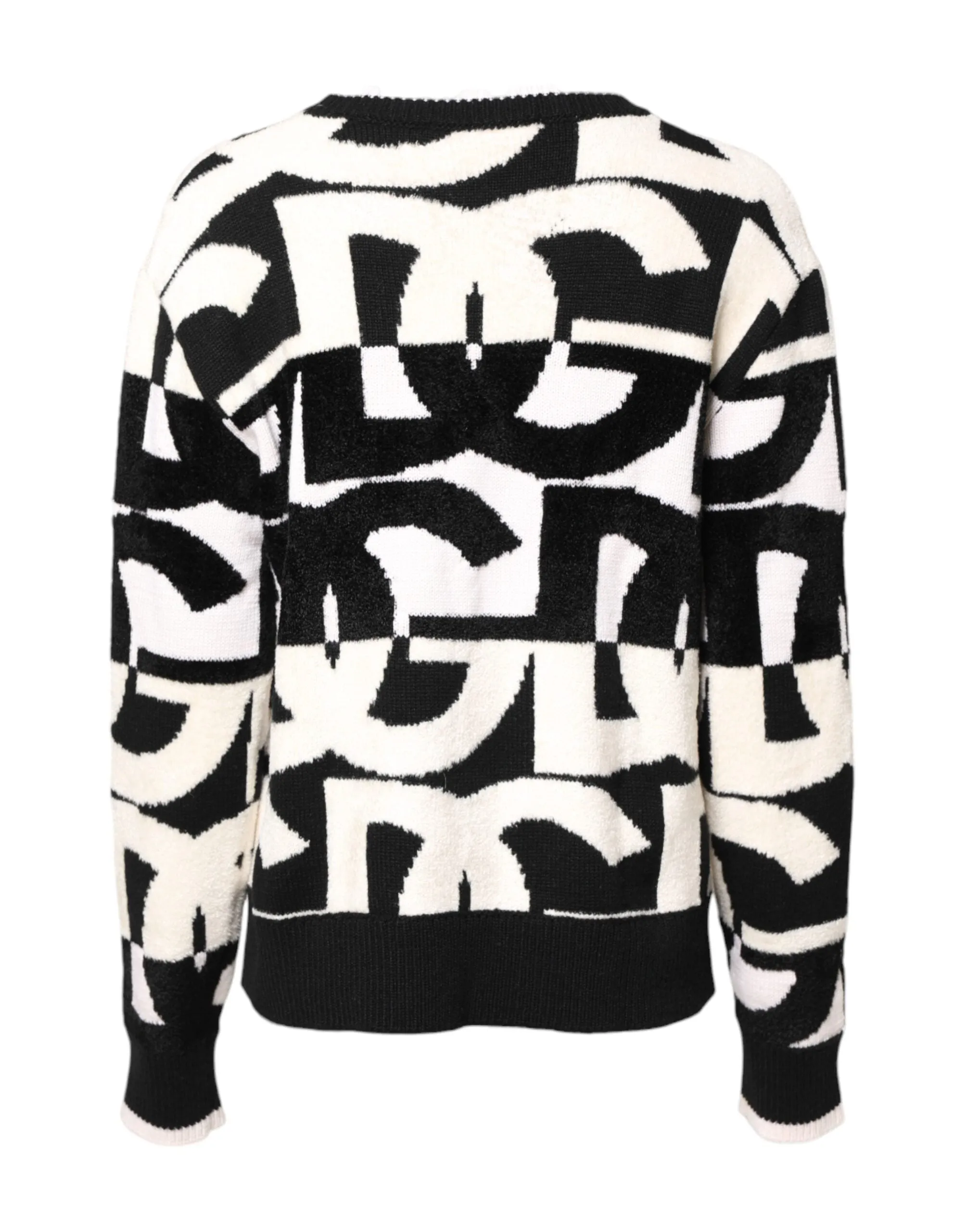 White Black Logo Print Women Pullover Sweater sold by Lord & Taylor product image thumbnail 4