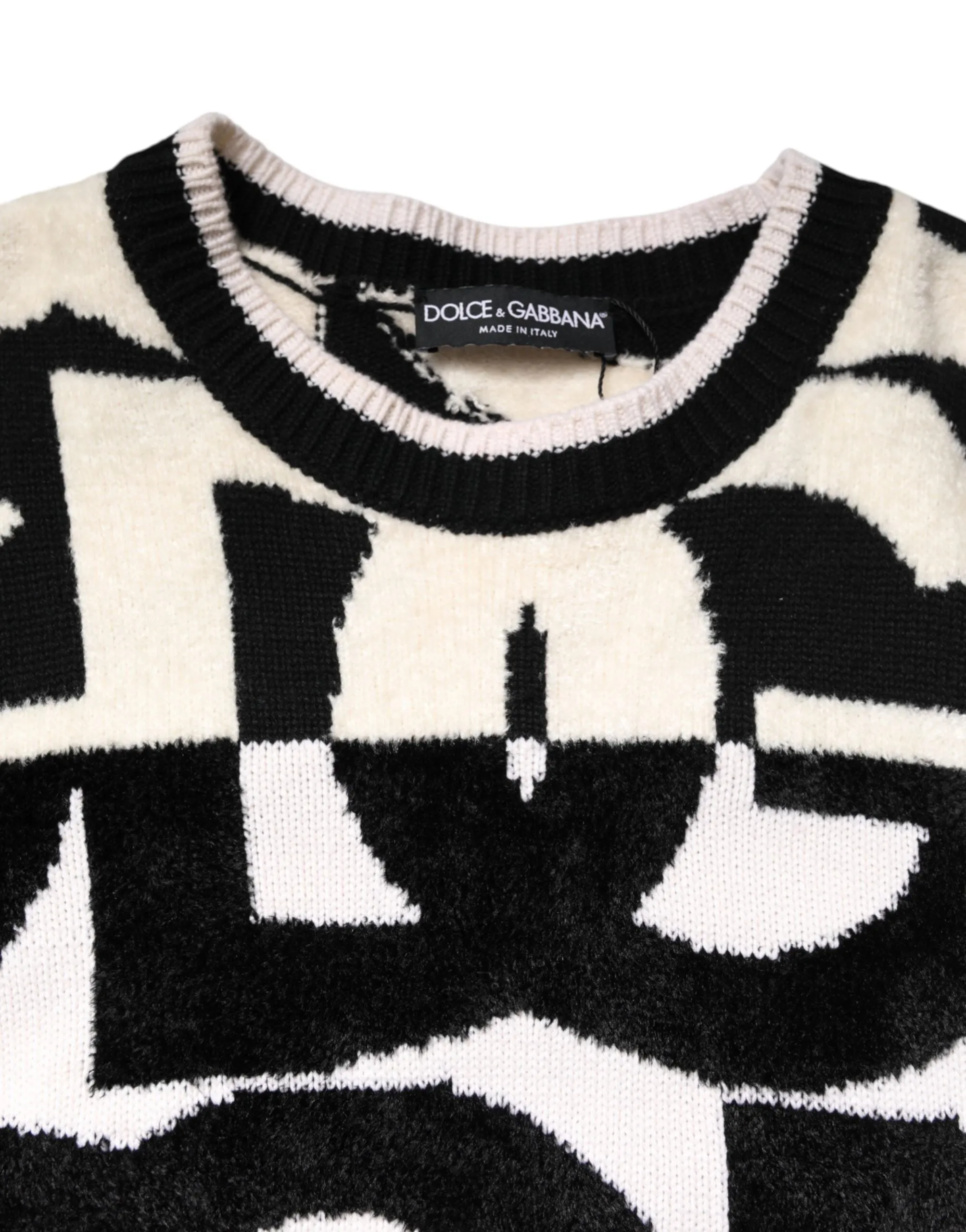 White Black Logo Print Women Pullover Sweater sold by Lord & Taylor product image thumbnail 5