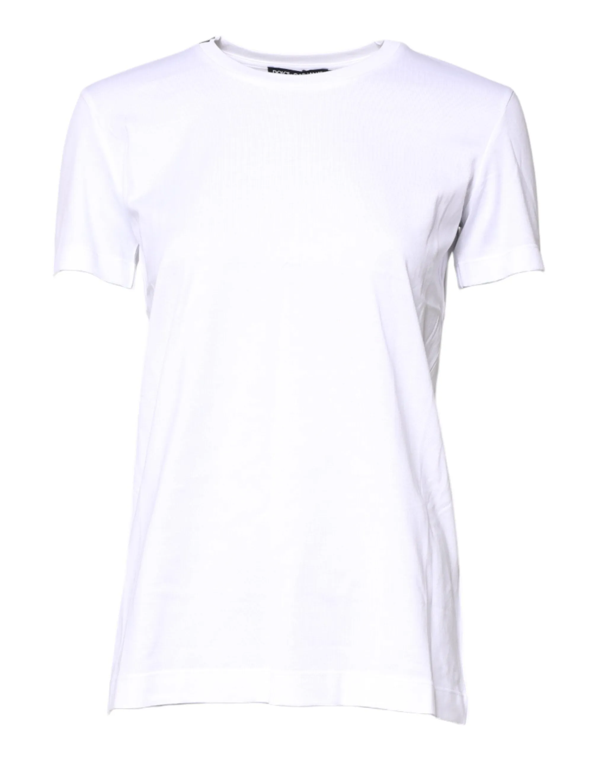 White Cotton Crew Neck Short Sleeves T-shirt sold by Lord & Taylor