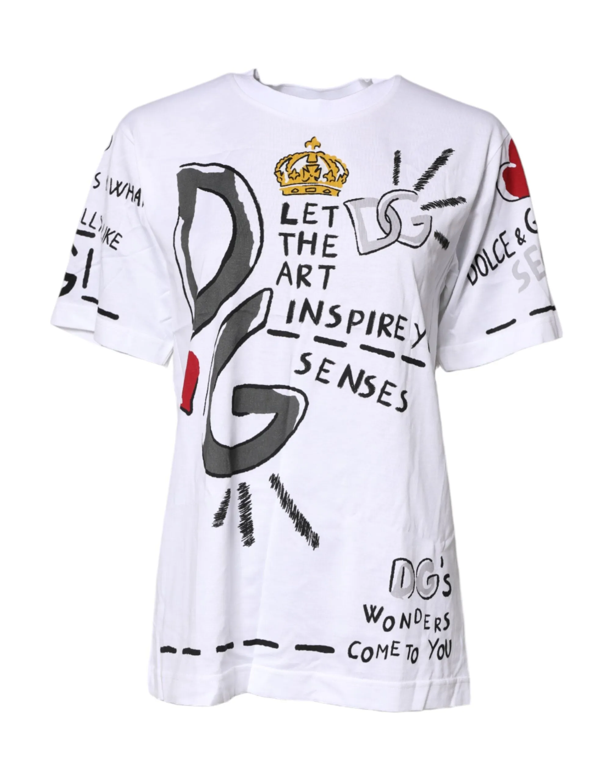 White Short-Sleeved Printed Jersey T-shirt sold by Lord & Taylor product image thumbnail 2