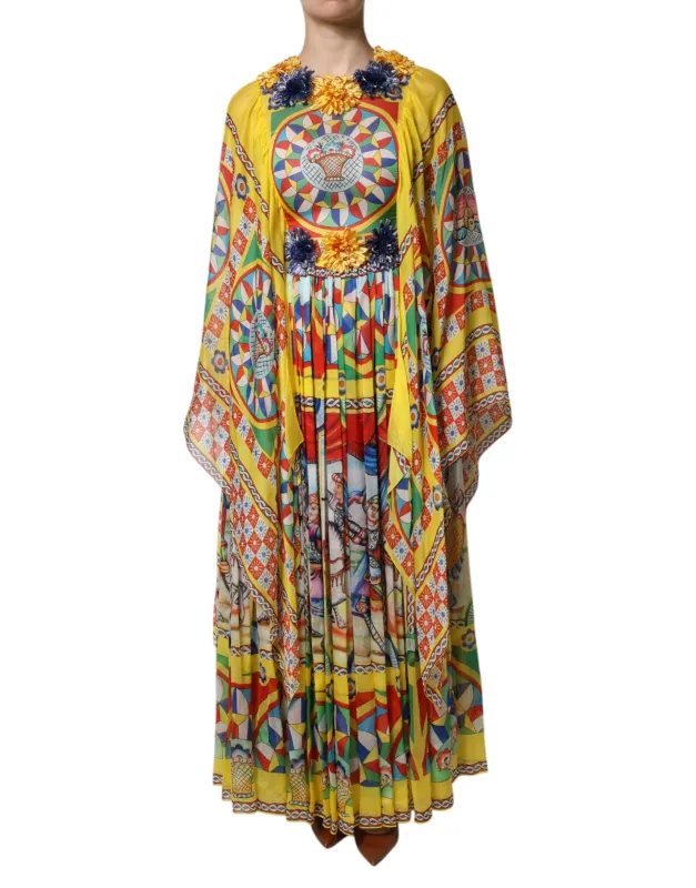 Multicolour Carretto Print Kaftan Twill Dress sold by Lord & Taylor