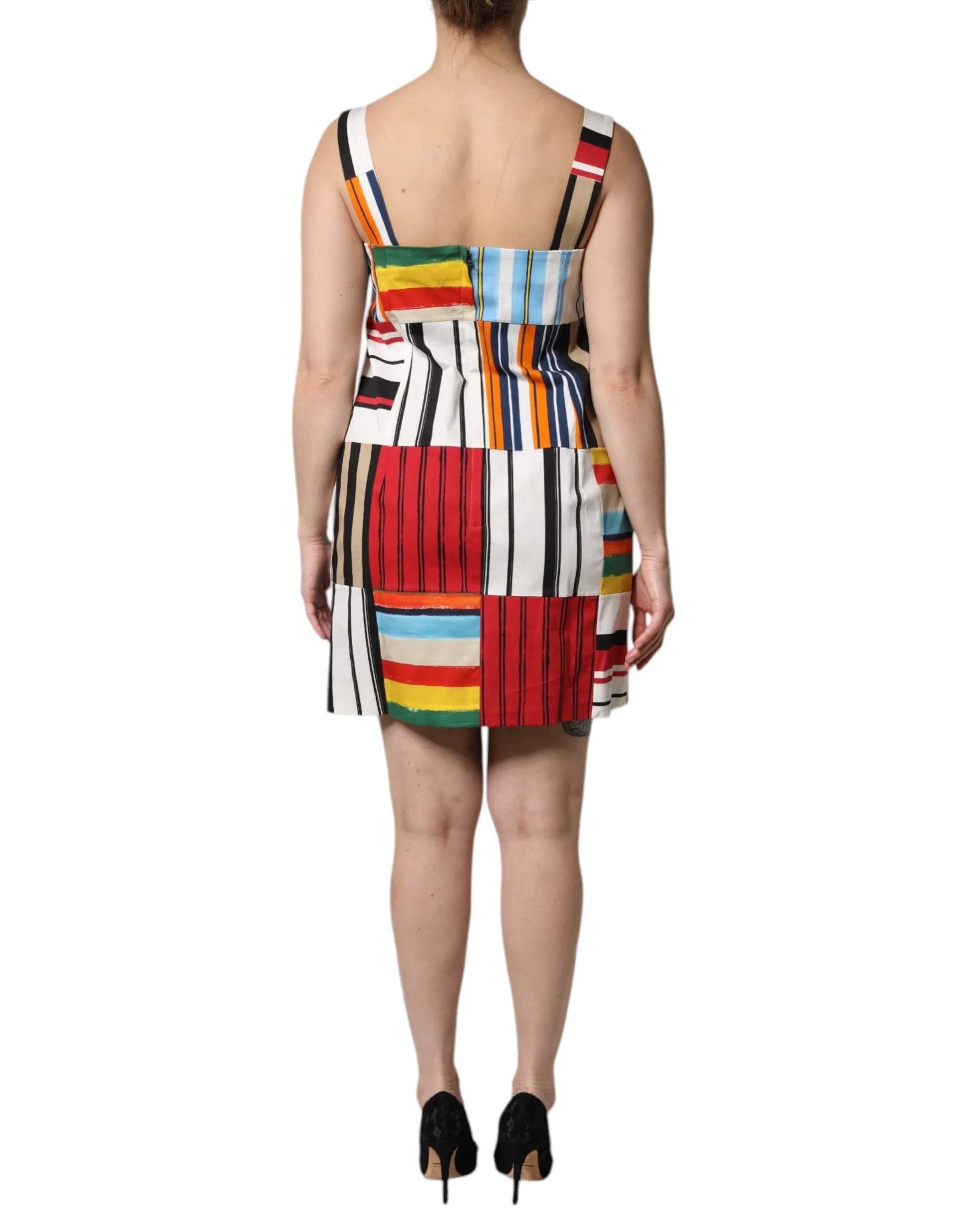 Multicolor Cotton Stripe Sleeveless Dress sold by Lord & Taylor product image thumbnail 4