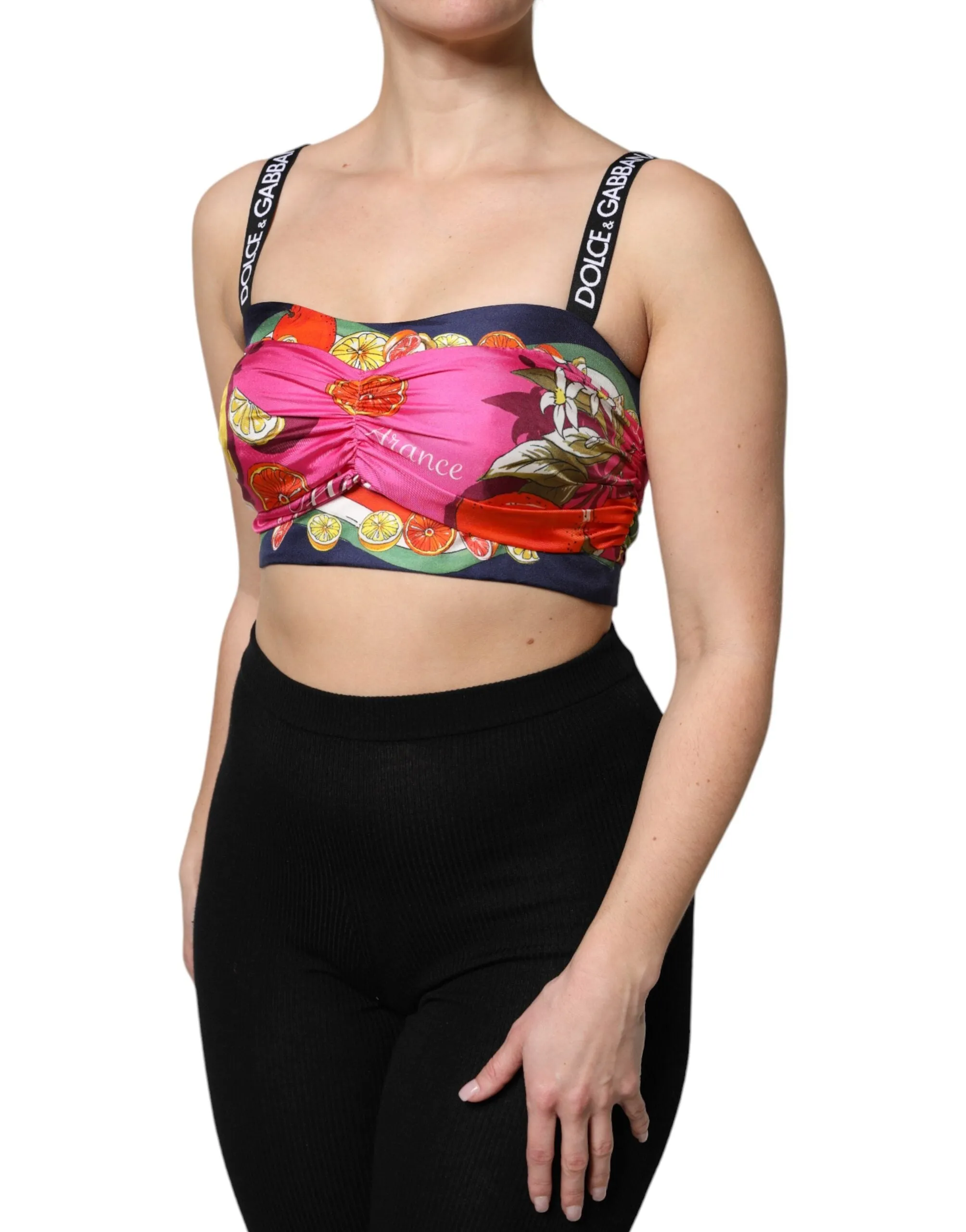 Multicolor Floral Sleeveless Bustier Cropped Top sold by Lord & Taylor product image thumbnail 3