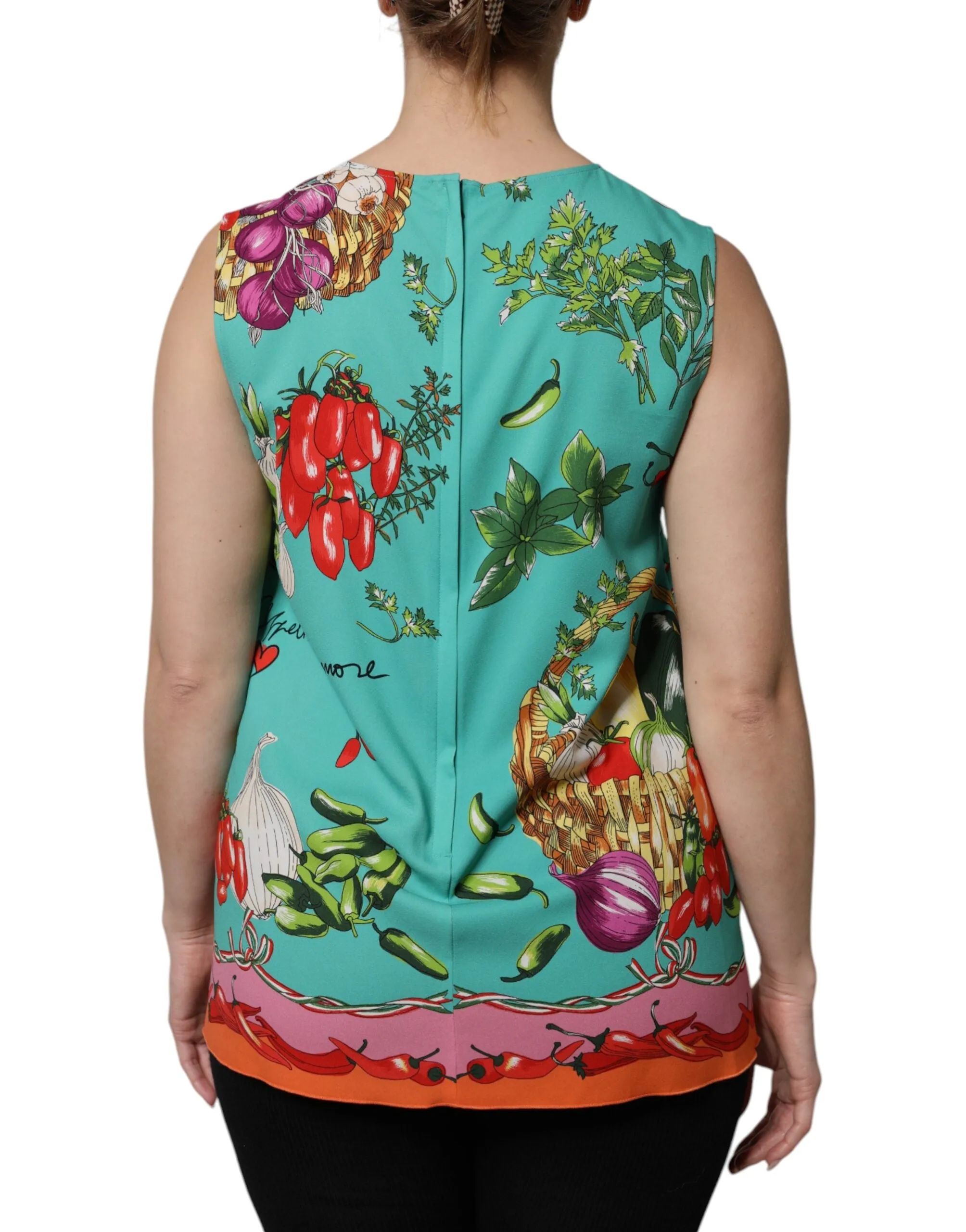 Multicolor Floral Silk Sleeveless Tank Top sold by Lord & Taylor product image thumbnail 4