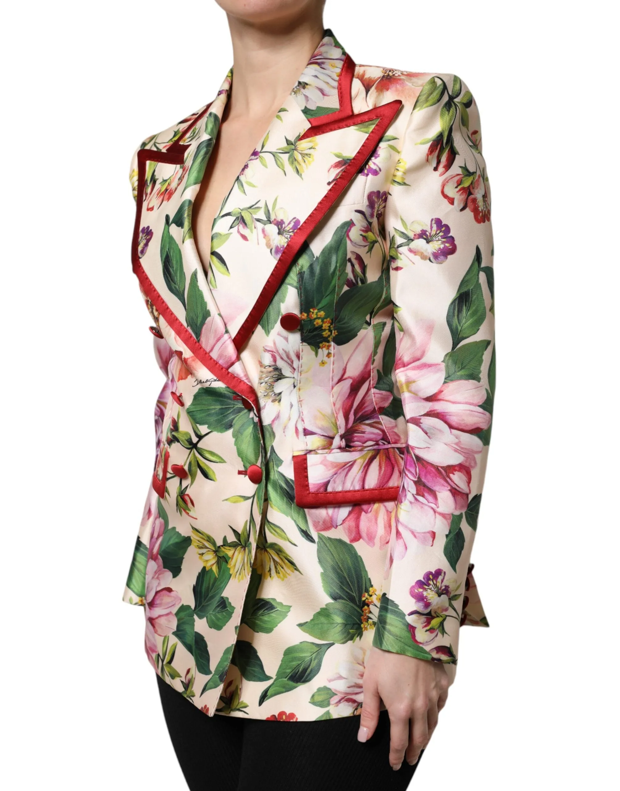 Multicolor Floral Double Breasted Jacket sold by Lord & Taylor product image thumbnail 3