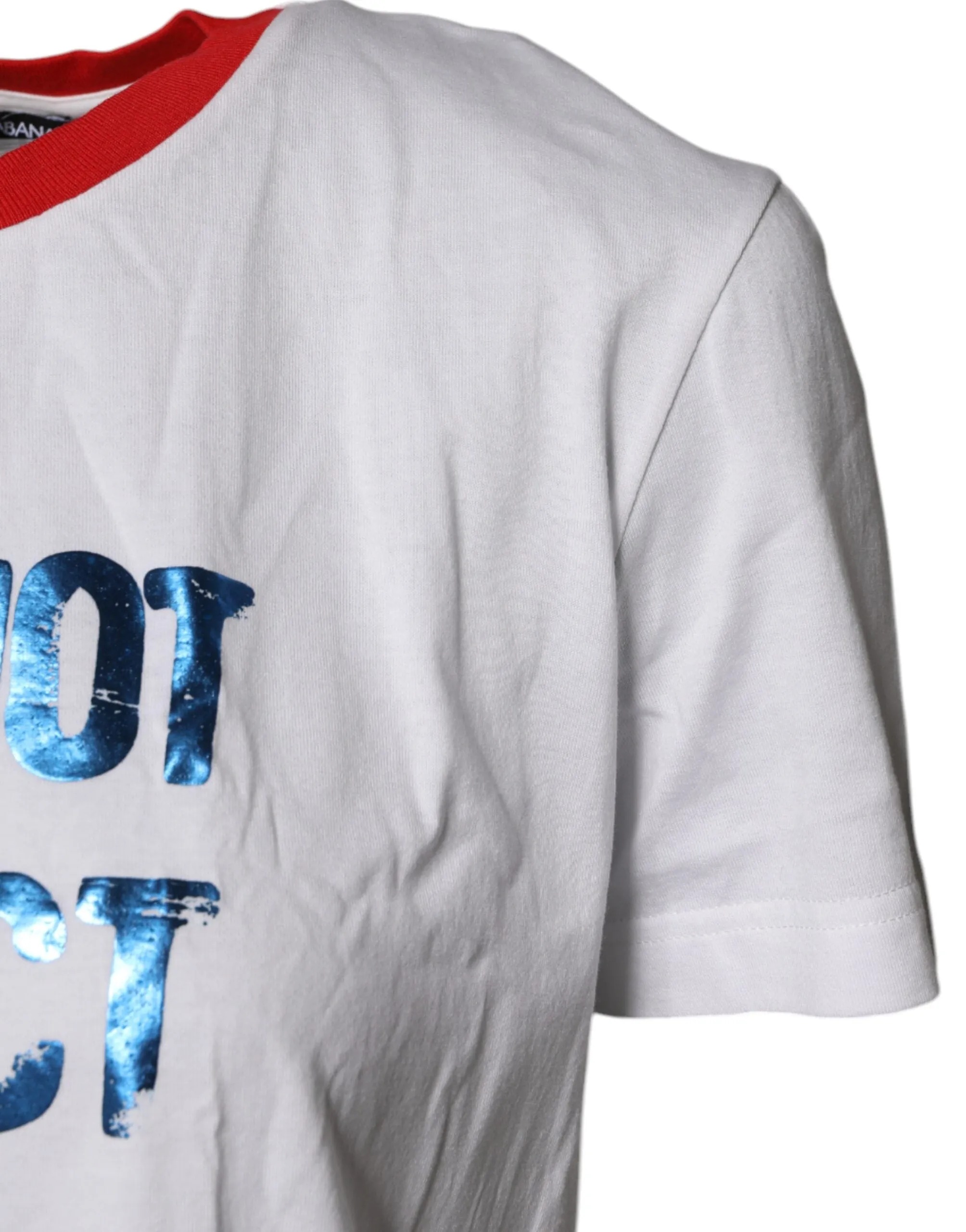 White Graphic Print Cotton Crew Neck T-shirt sold by Lord & Taylor product image thumbnail 3