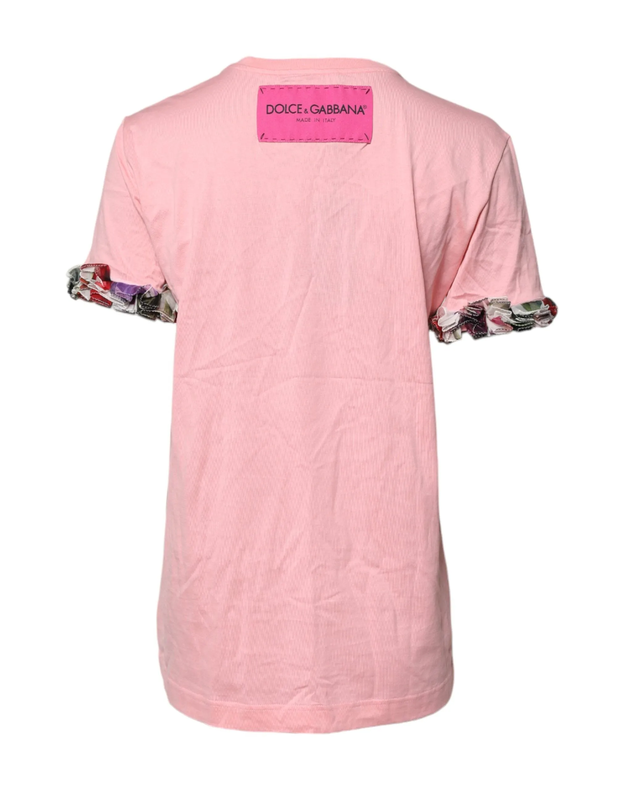 Pink Logo Print Cotton Crew Neck Tee T-shirt sold by Lord & Taylor product image thumbnail 4
