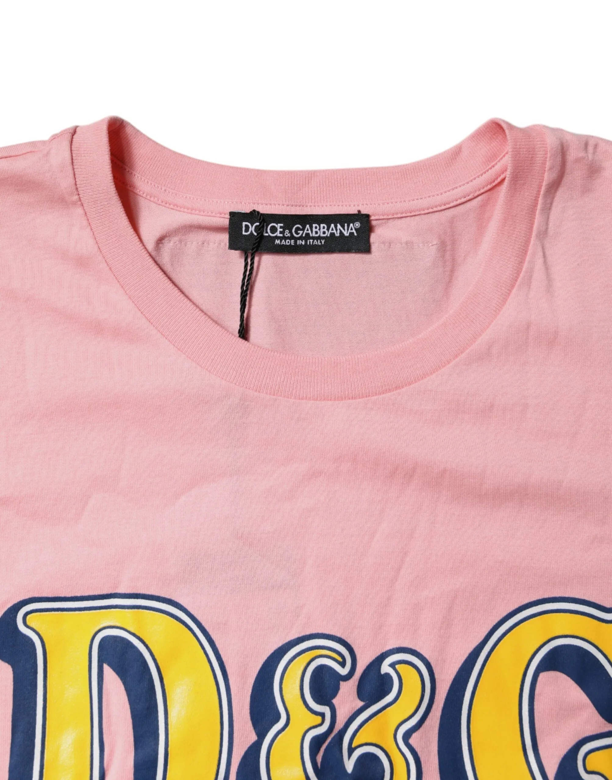 Pink Logo Print Cotton Crew Neck Tee T-shirt sold by Lord & Taylor product image thumbnail 5