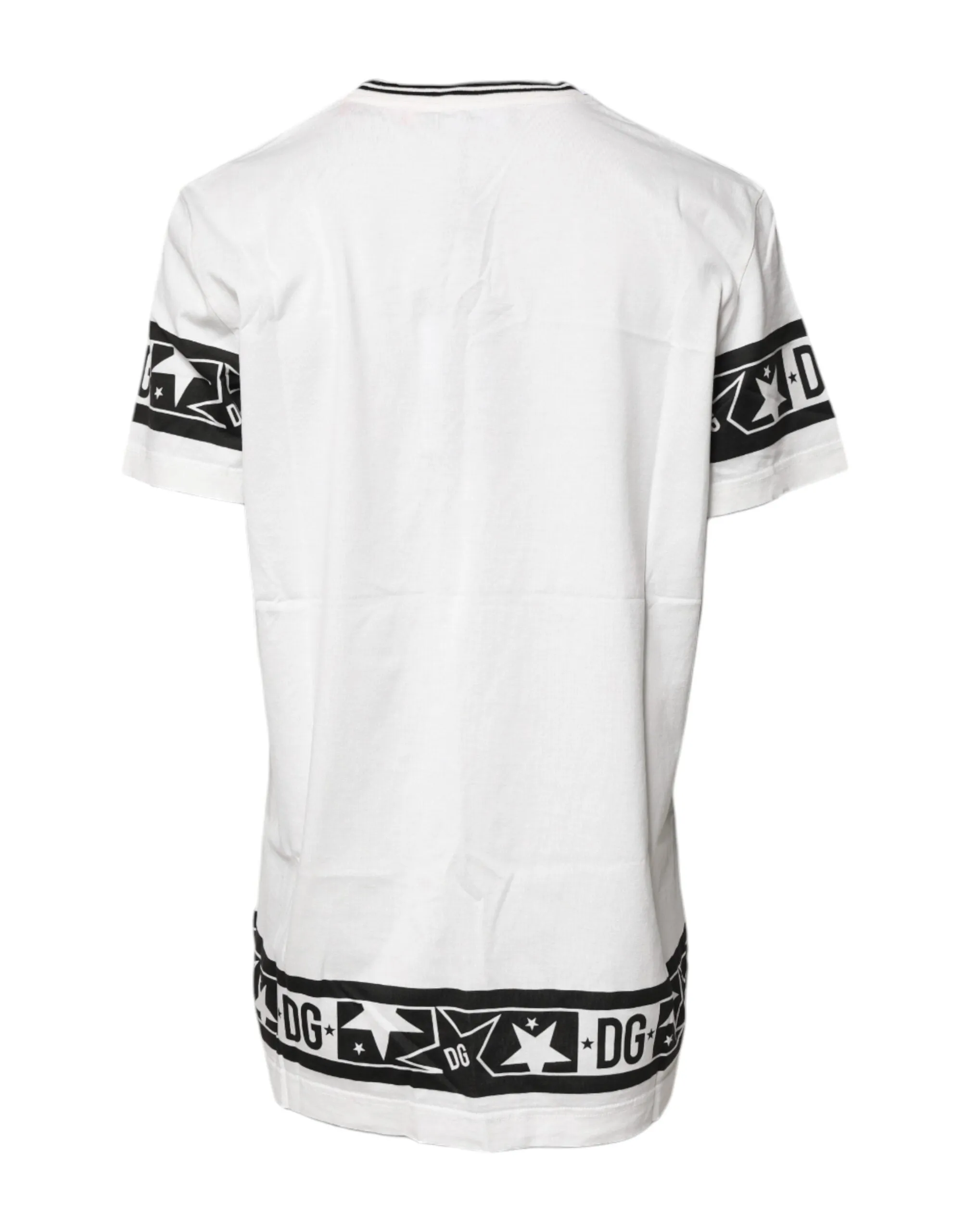 White #DGMillennials Cotton Crewneck T-shirt sold by Lord & Taylor product image thumbnail 4