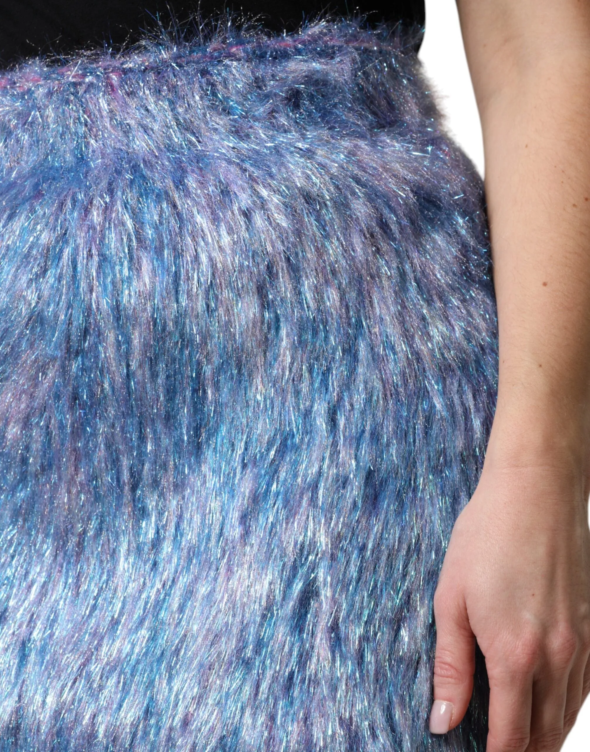 Multicolor Plush High Waist Mini Skirt sold by Lord & Taylor product image thumbnail 5