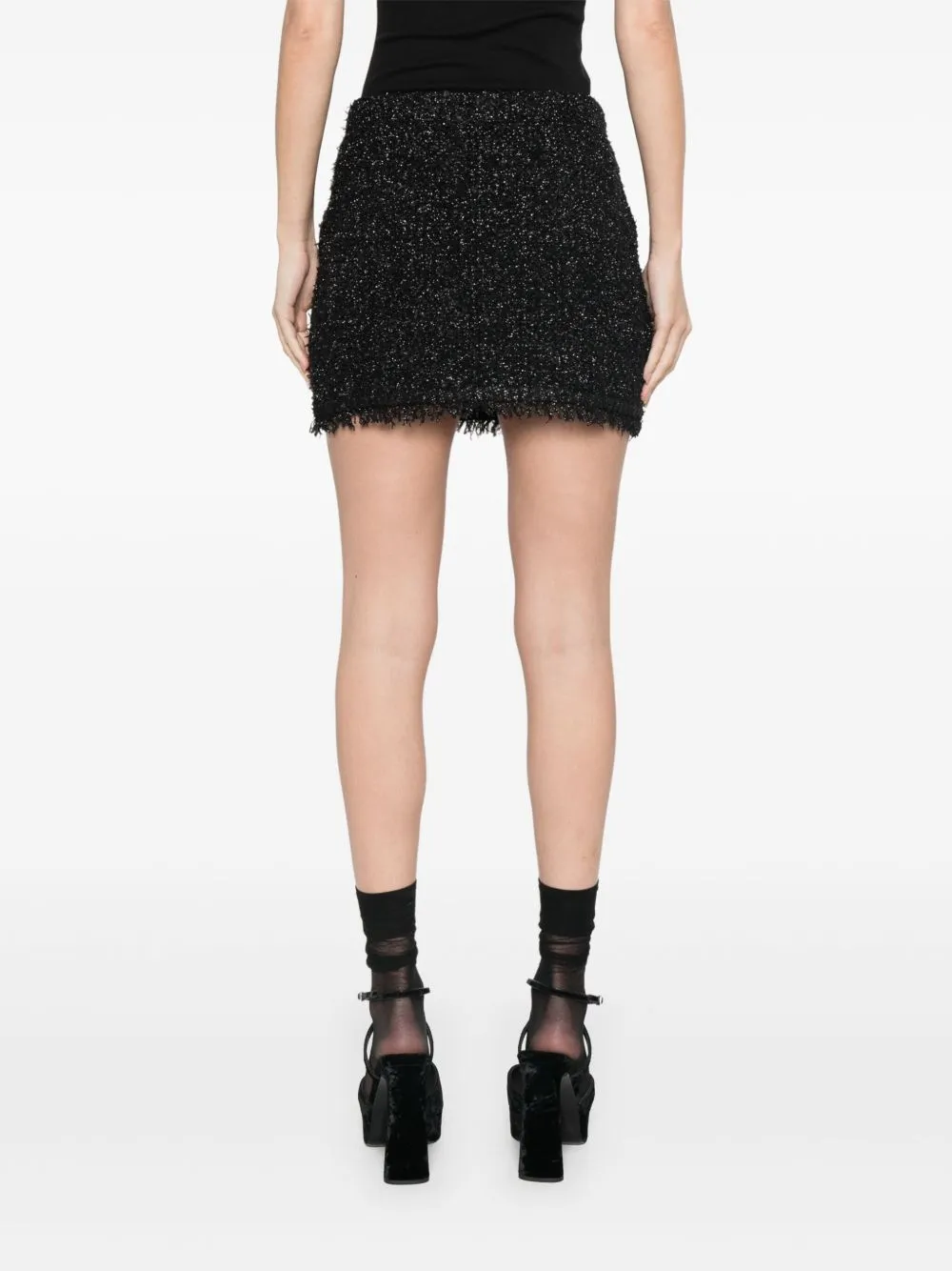 BLACK METALLIC CLOTHING SKIRTS sold by Lord & Taylor product image thumbnail 4