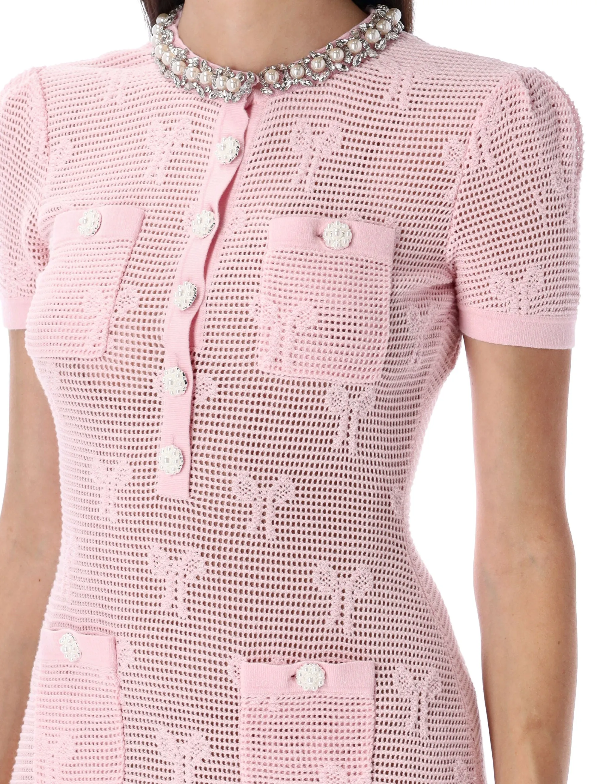 CROCHET CRYSTAL MINI DRESS sold by Lord & Taylor product image thumbnail 3