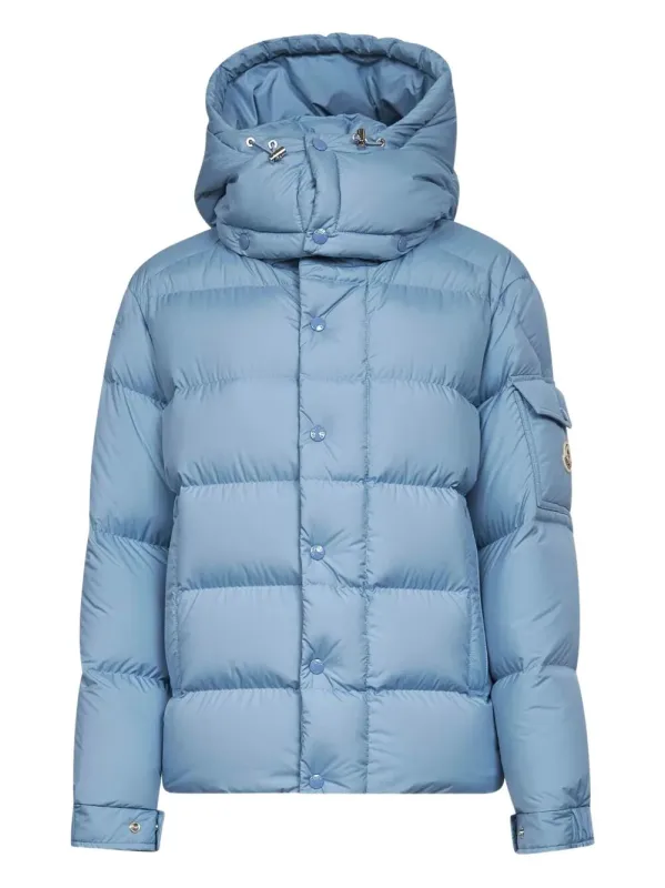 LONG LITTLE DOWN JACKET WITH SQUARE QUILTING AND HOOD sold by Lord & Taylor