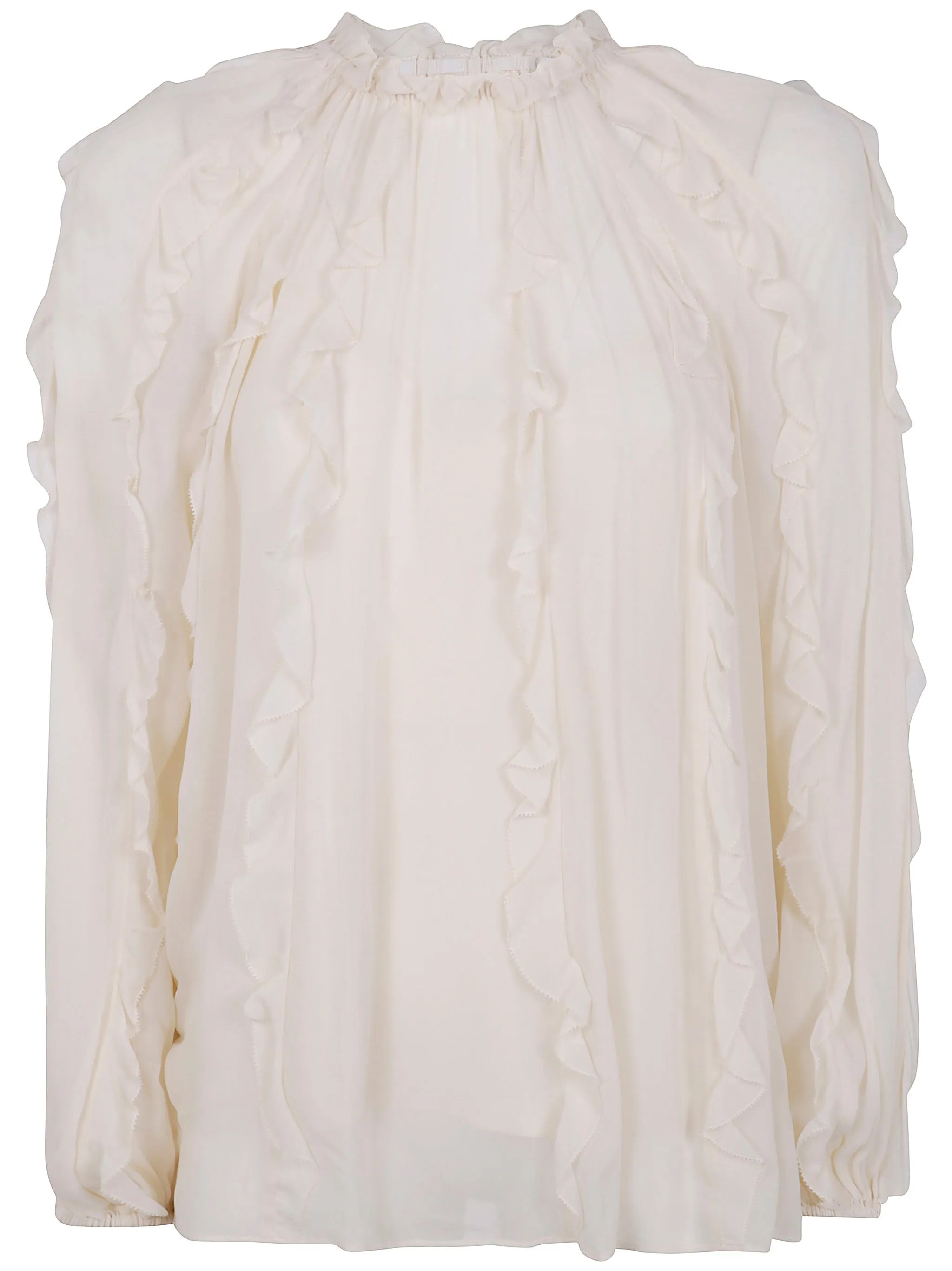"FRILL" BILLOW BLOUSE sold by Lord & Taylor