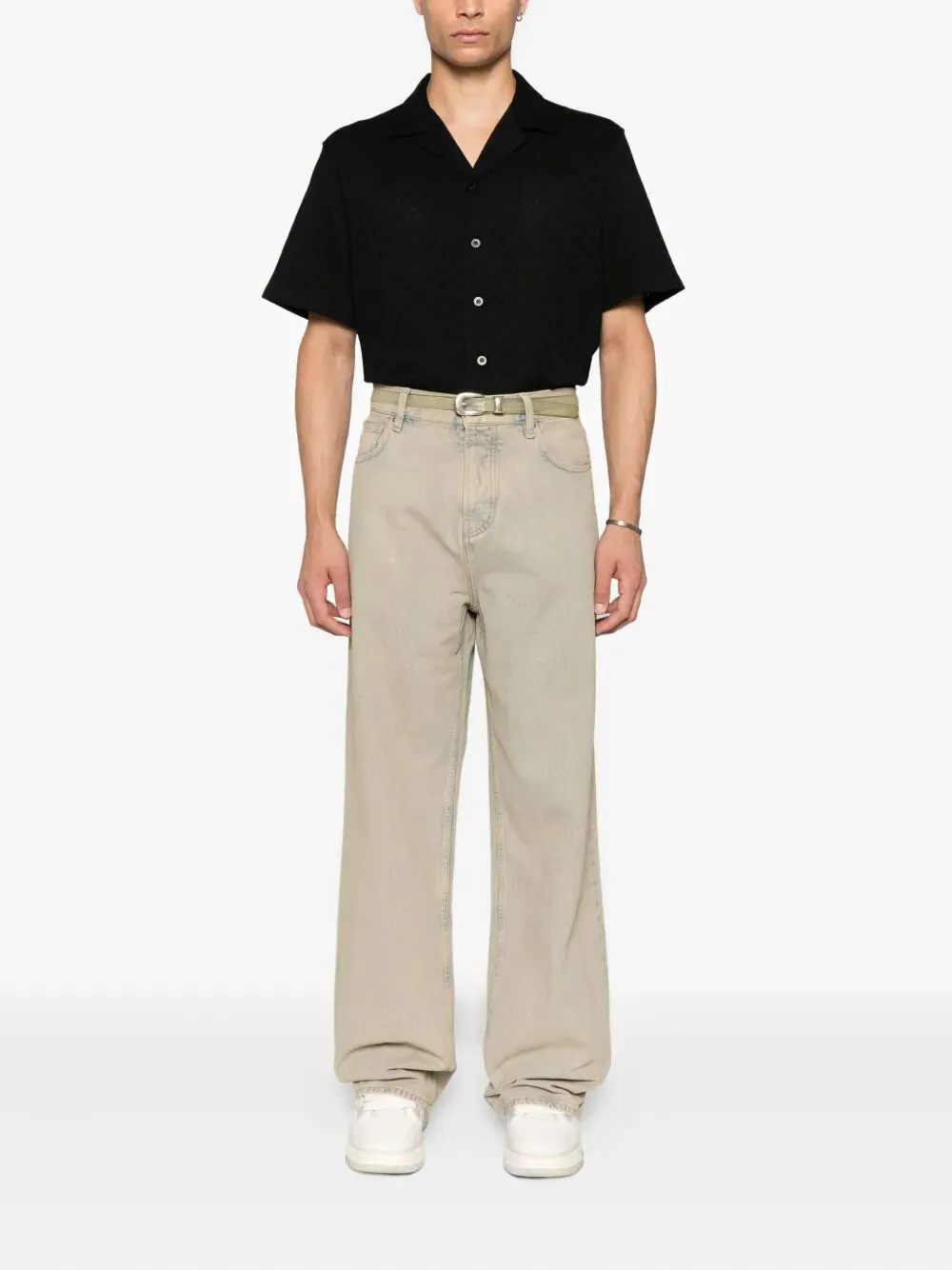 "WASHED BAGGY" JEANS sold by Lord & Taylor product image thumbnail 2