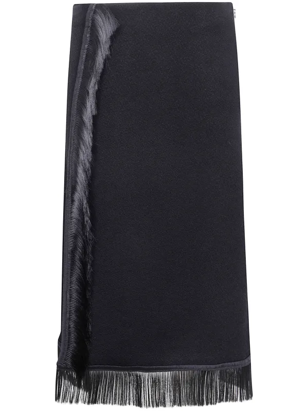 MIDI SKIRT WITH "FRINGES" sold by Lord & Taylor