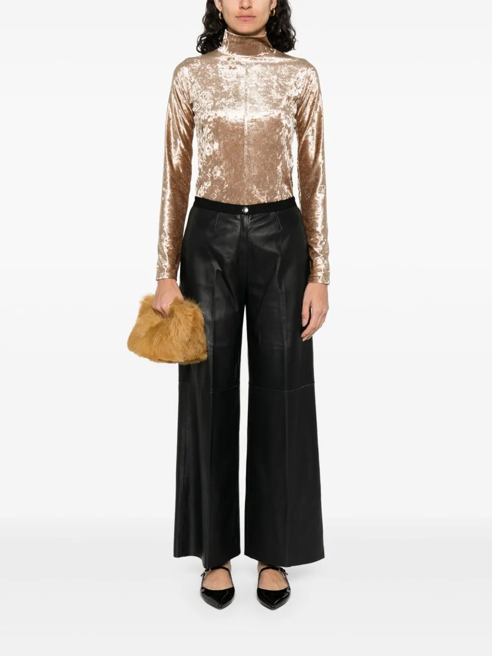 VELVET TURTLE-NECK SWEATER sold by Lord & Taylor product image thumbnail 4