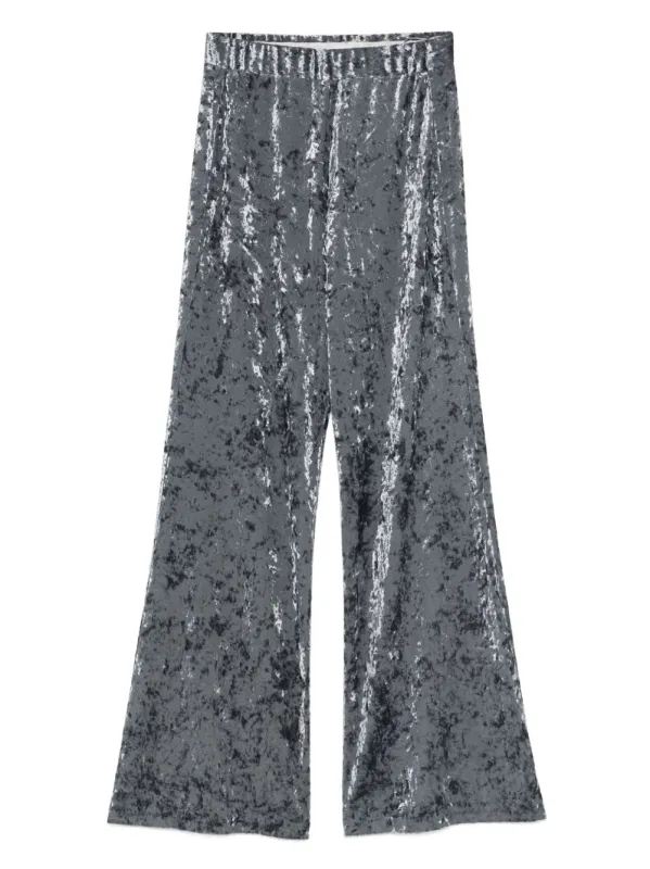 VELVET HIGH-WAISTED TROUSERS sold by Lord & Taylor