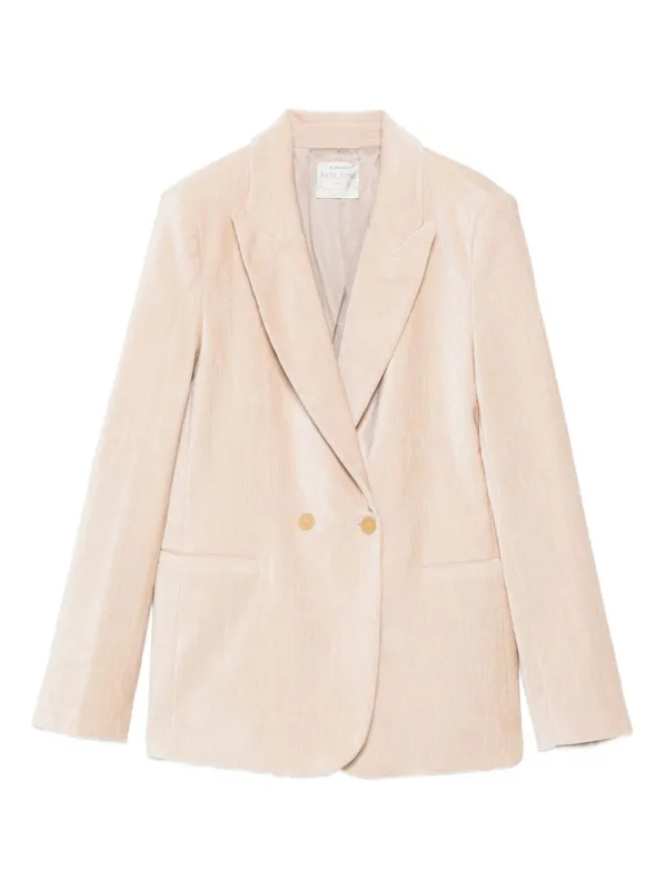 VELVET DOUBLE-BREASTED JACKET sold by Lord & Taylor