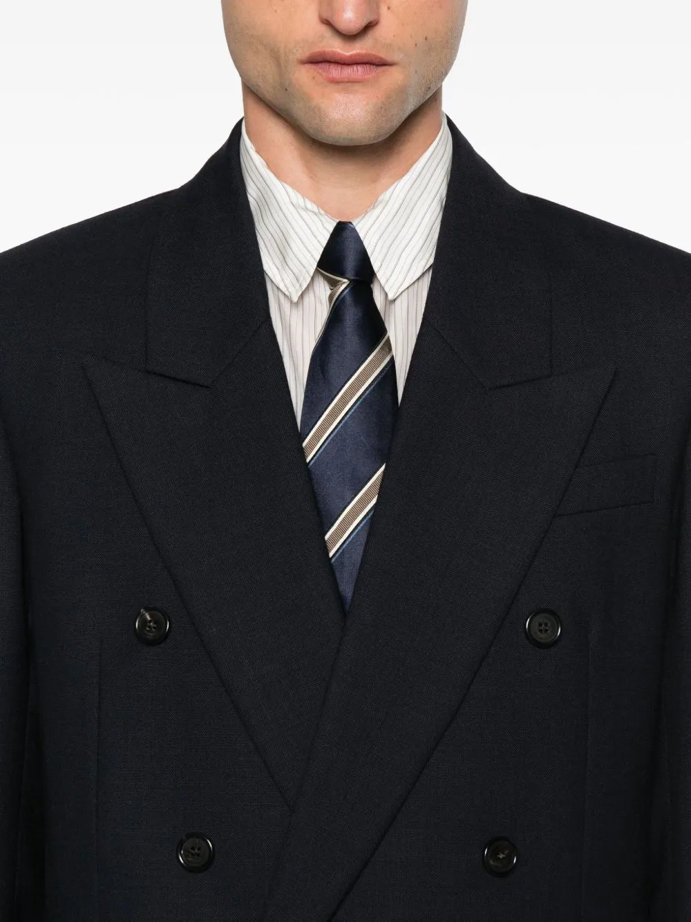 DOUBLE-BREASTED BLUE JACKET sold by Lord & Taylor product image thumbnail 3
