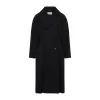 BLACK NOTCHED LAPEL COAT sold by Lord & Taylor